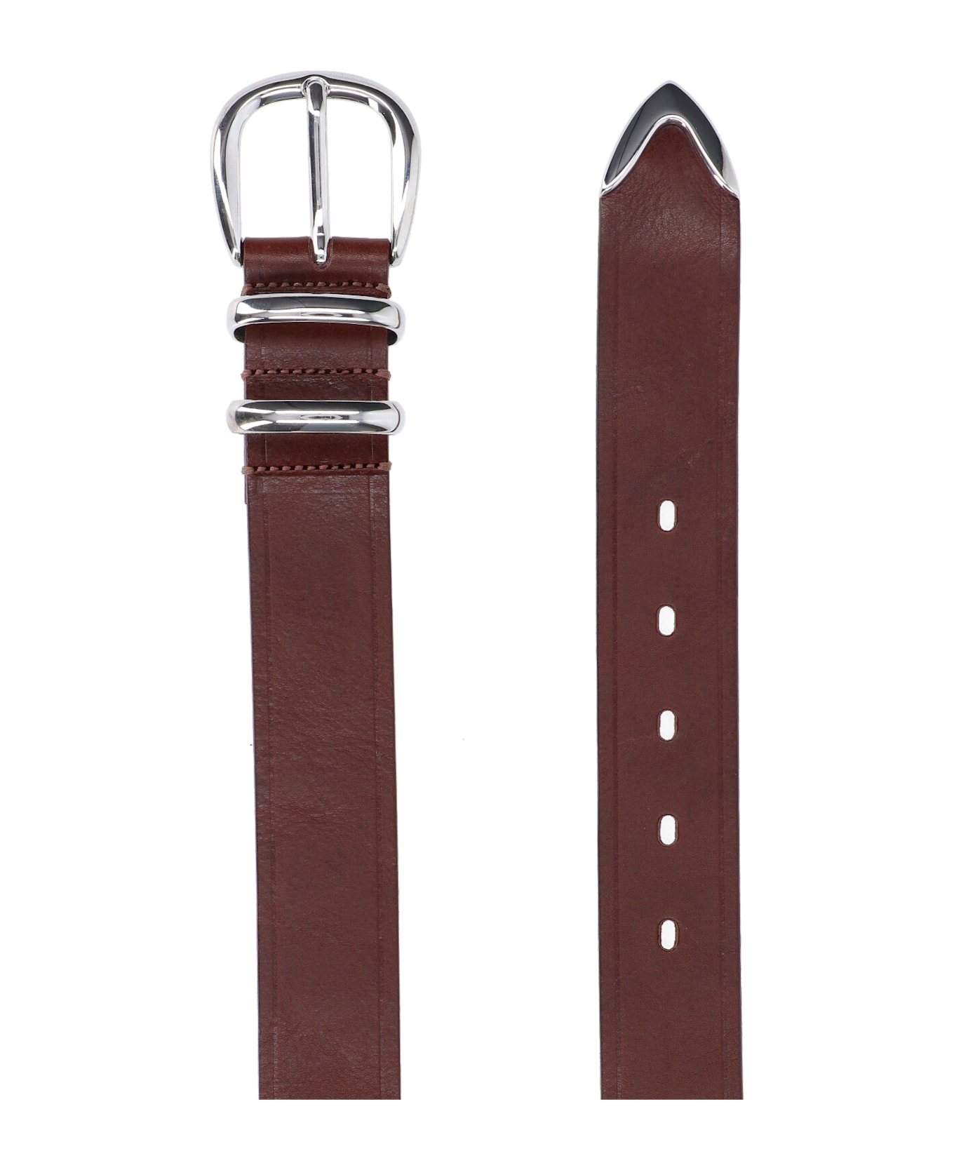Sunflower "tip End" Belt - Brown