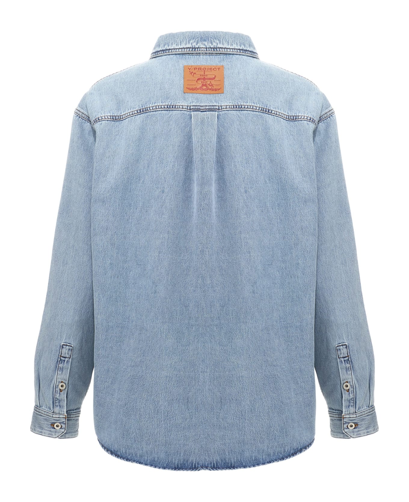 Y/Project 'hook And Eye' Shirt - Light Blue シャツ