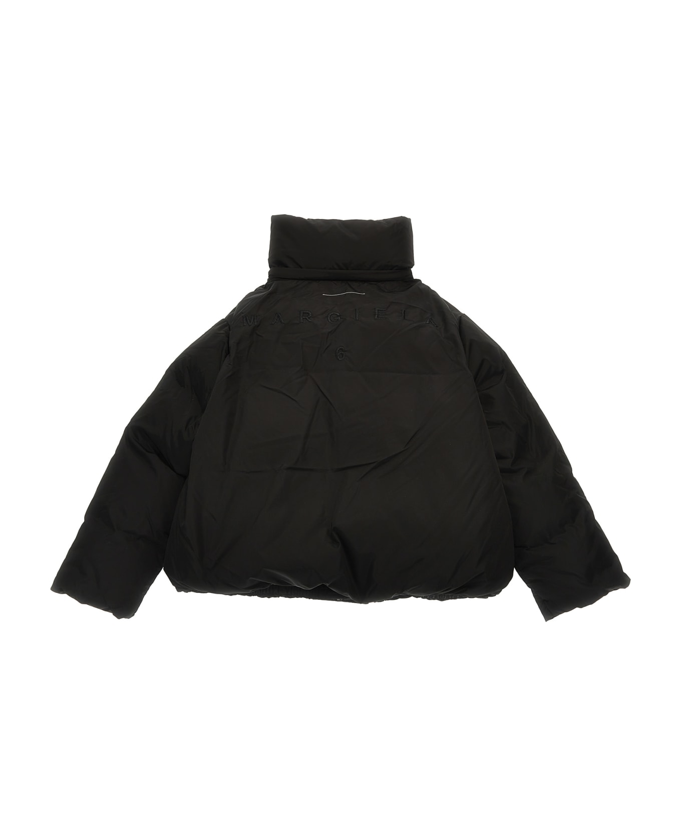 MM6 Maison Margiela Crop Down Jacket - Black  