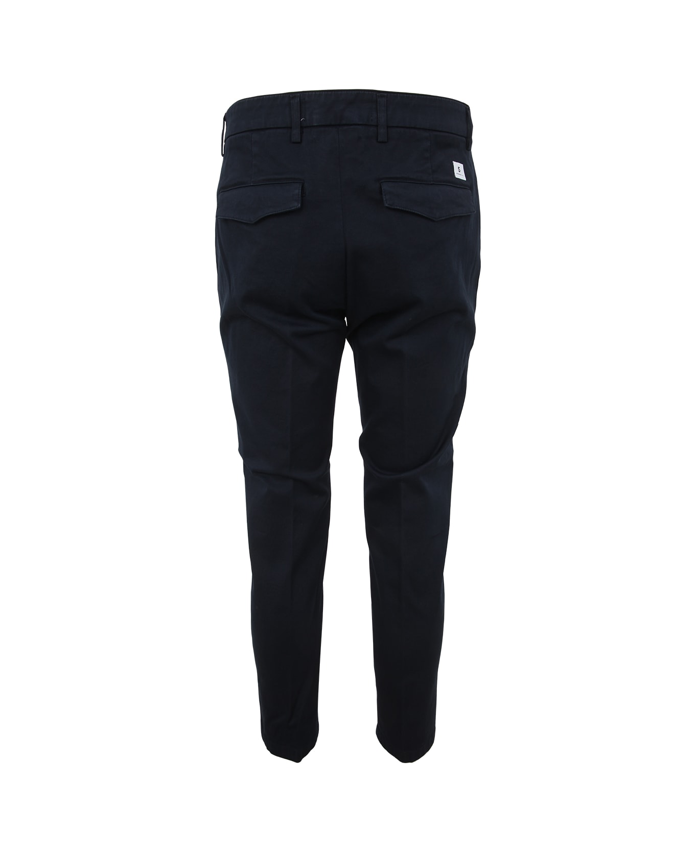 Department Five Prince Chinos Crop Trousers - Navy