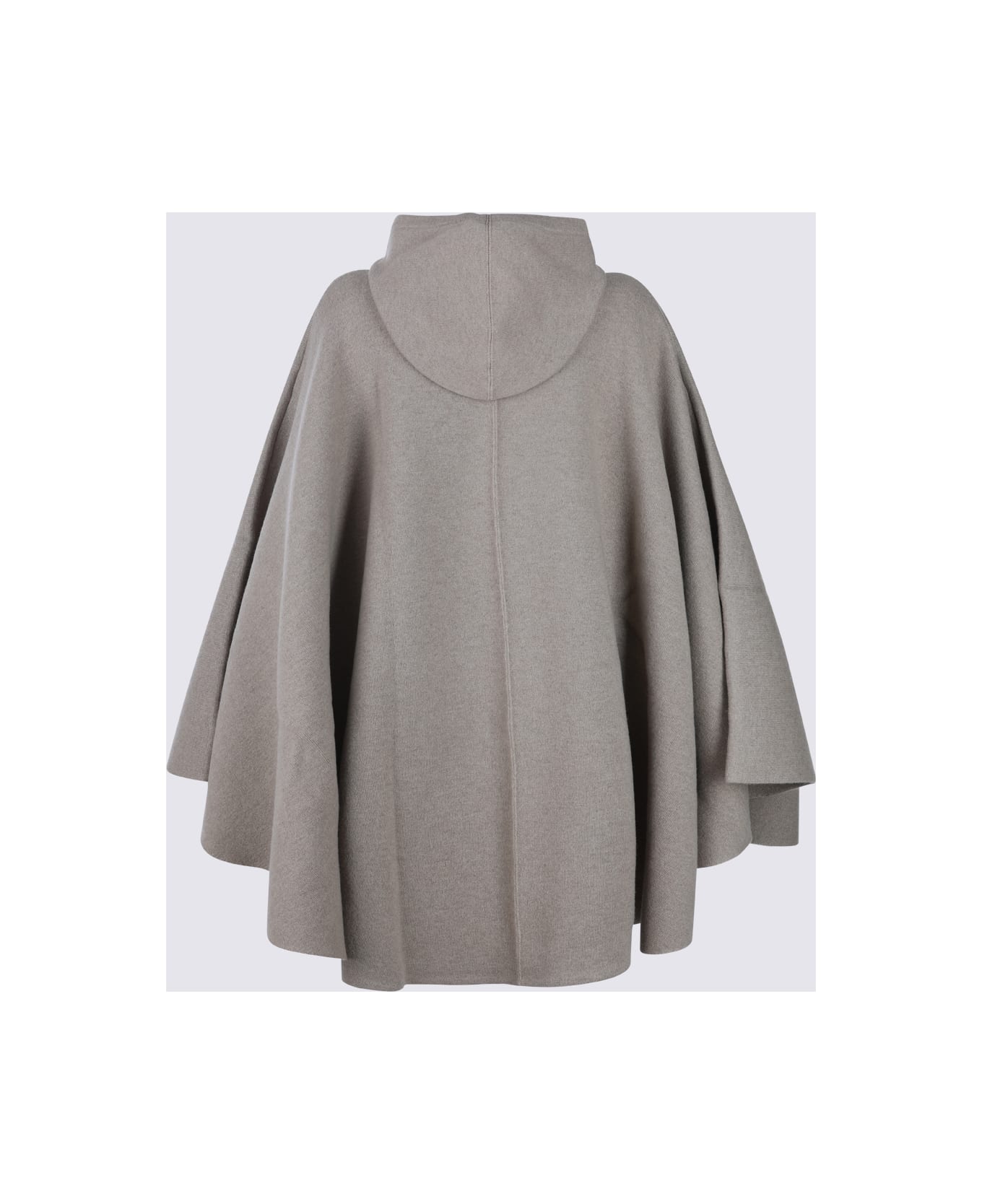 Bottega Veneta Beige Cashmere Cape - Beige