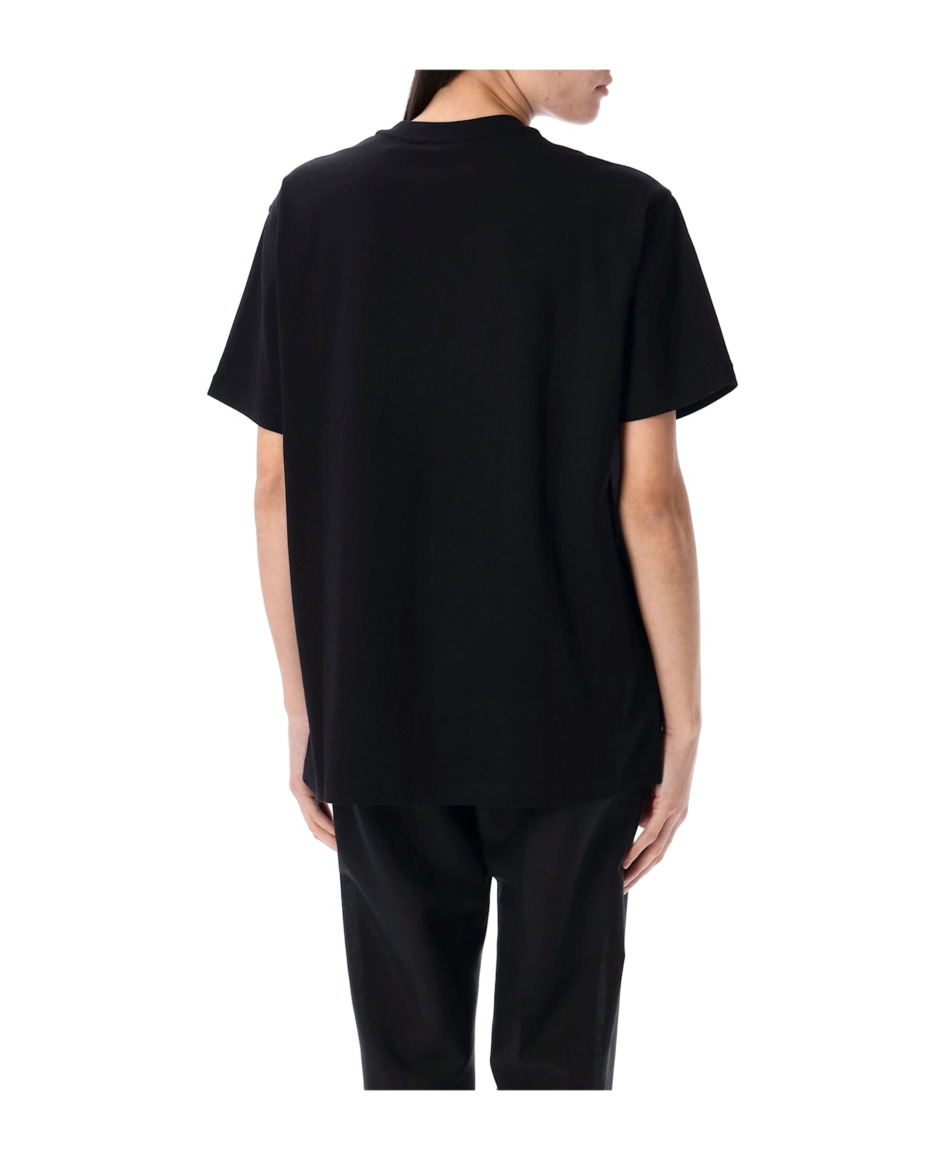 Burberry London Check Pocket Cotton T-shirt - BLACK