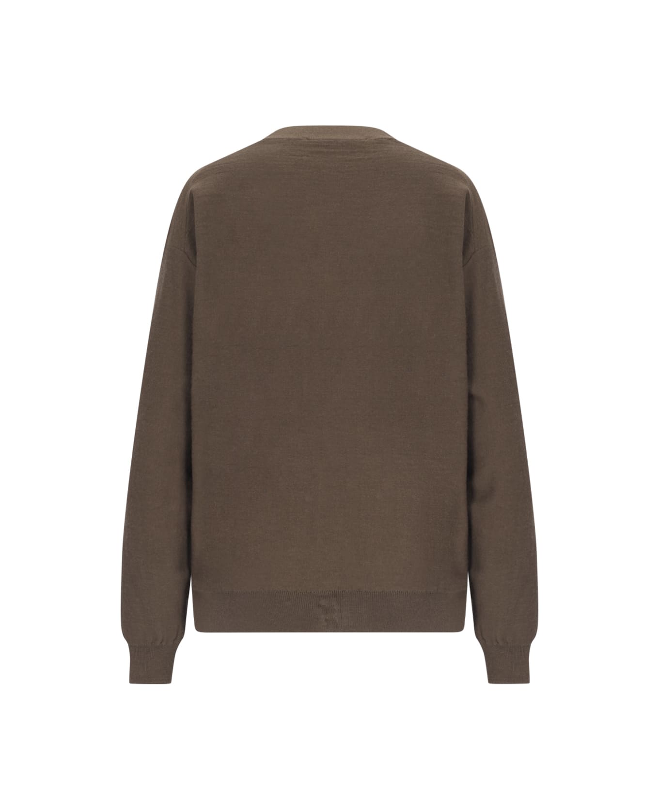 Lemaire Neckline Cardigan - HAZELNUTBROWN