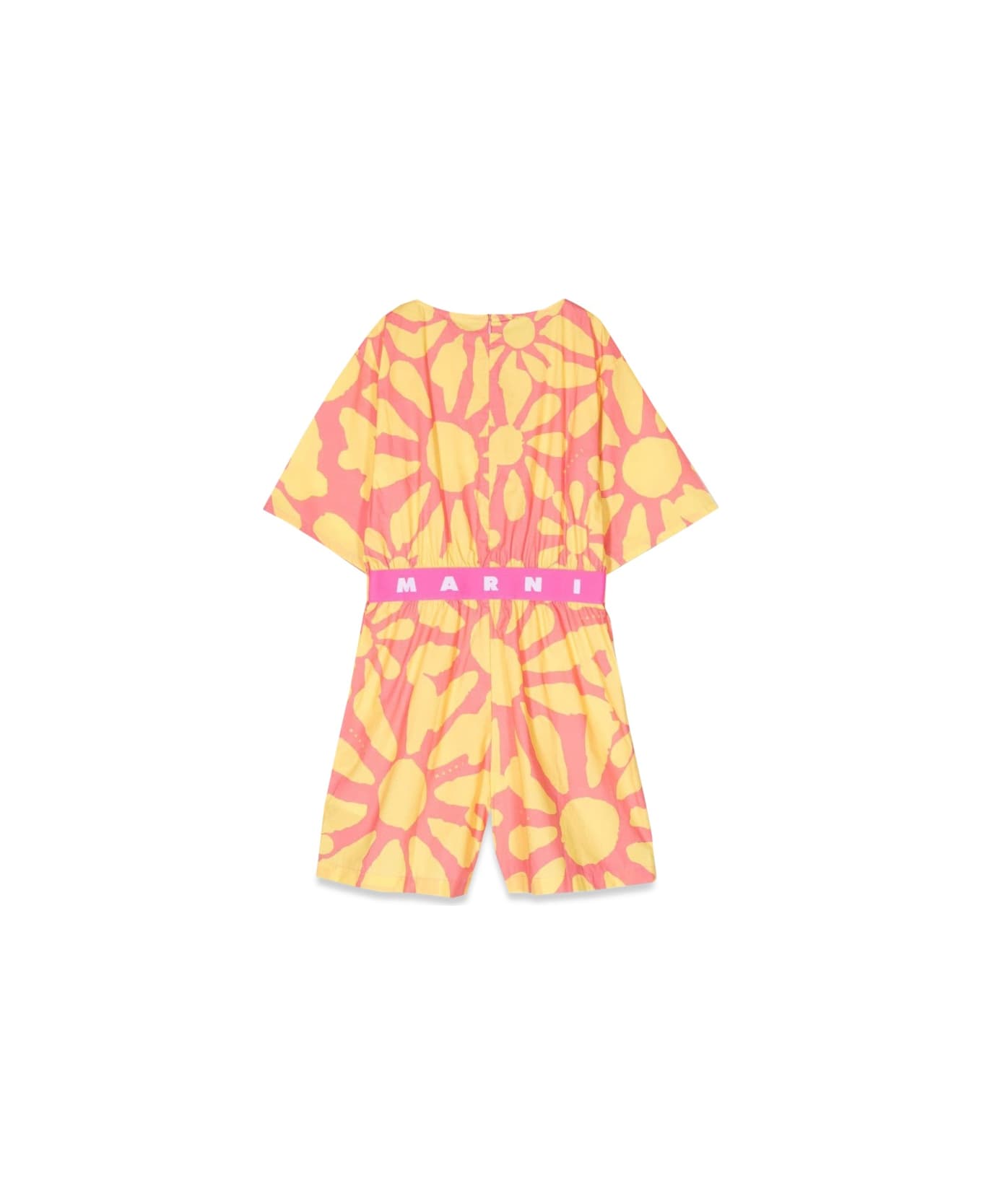 Marni Mc Jumpsuit And Patterned Shorts - MULTICOLOUR