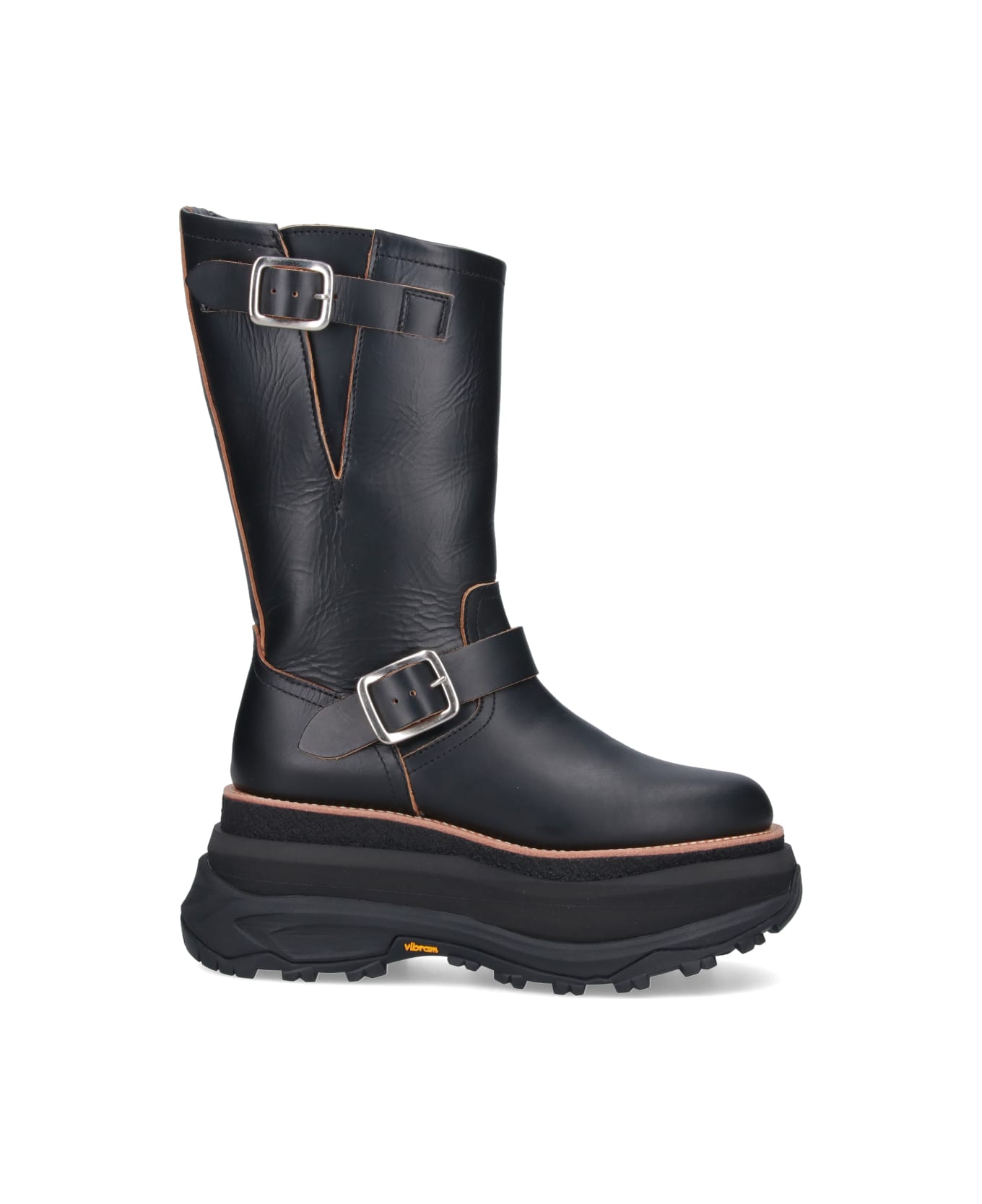 Sacai 'flatform' Boots - Black  