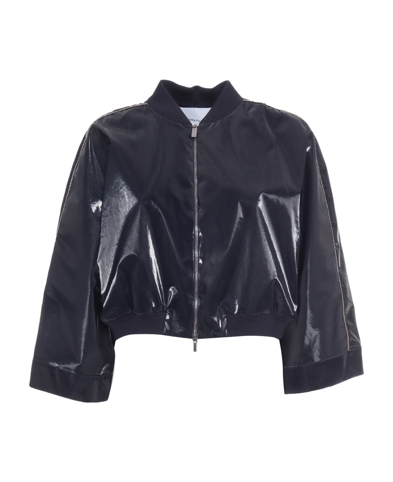 Fabiana Filippi Shiny Bomber Jacket | italist