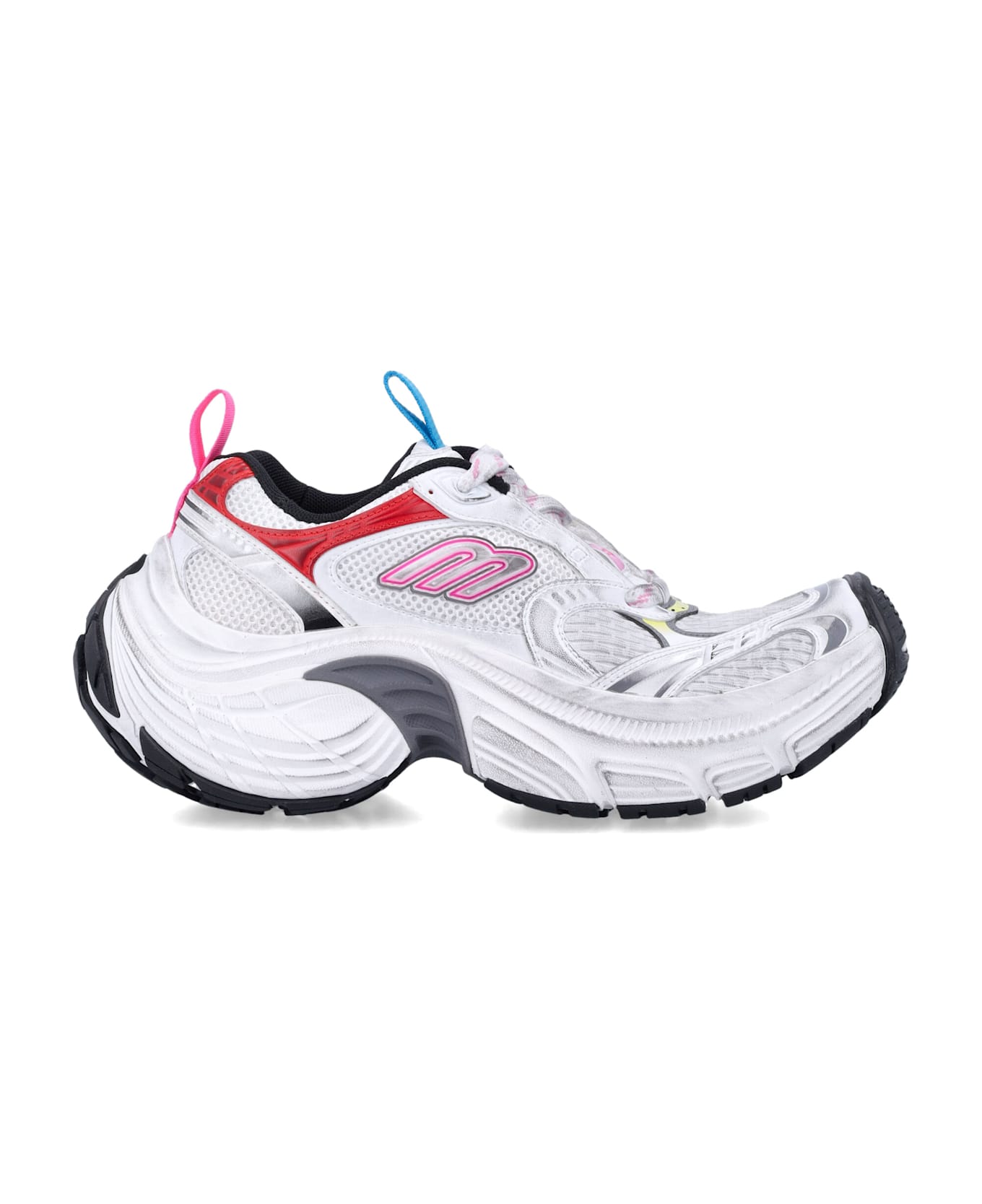Balenciaga Woman's 6xl Sneakers - WHITE/PINK/MULTICOLOR/BLACK