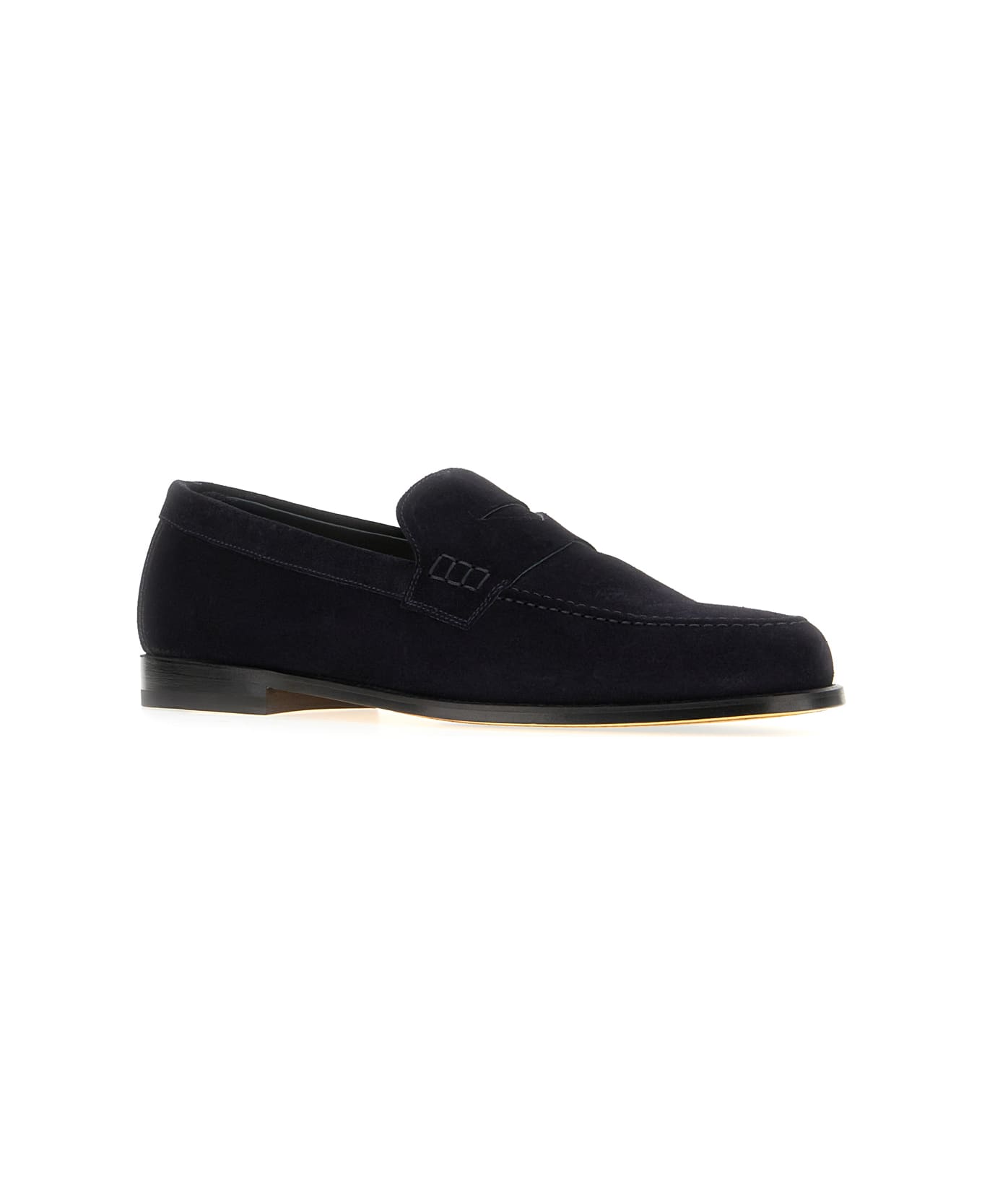 Doucal's Blue Suede Loafers - VIISONE BLU