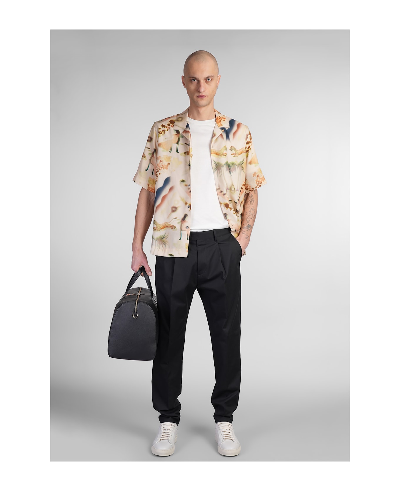 Paul Smith Pants In Black Cotton - black