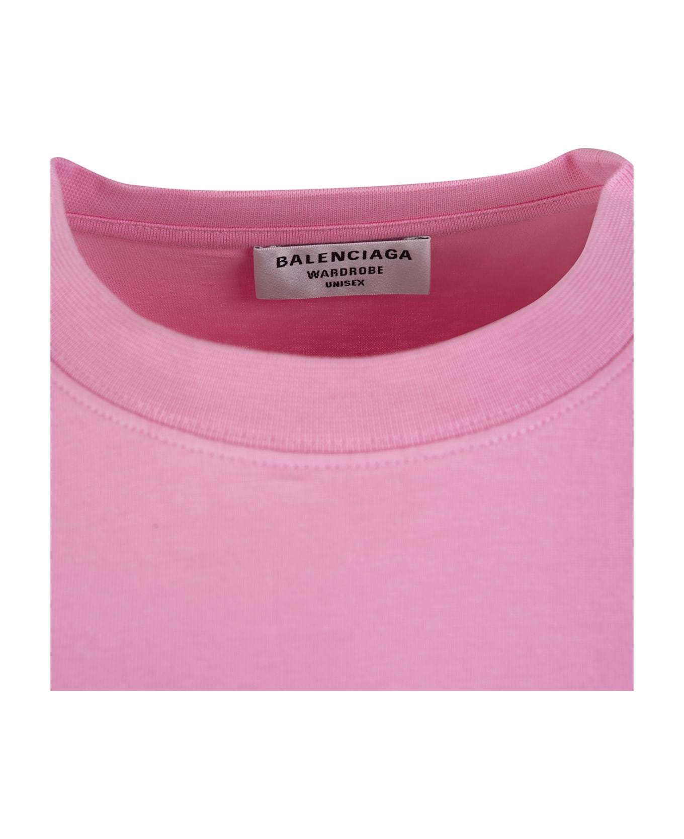 Woman Pink Balenciaga Medium Fit Tshirt italist