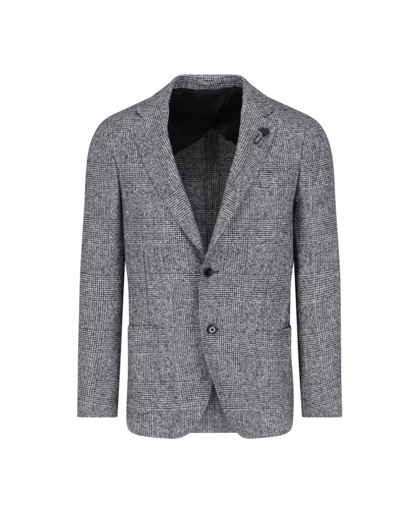 Lardini Single-breasted Blazer - Black  