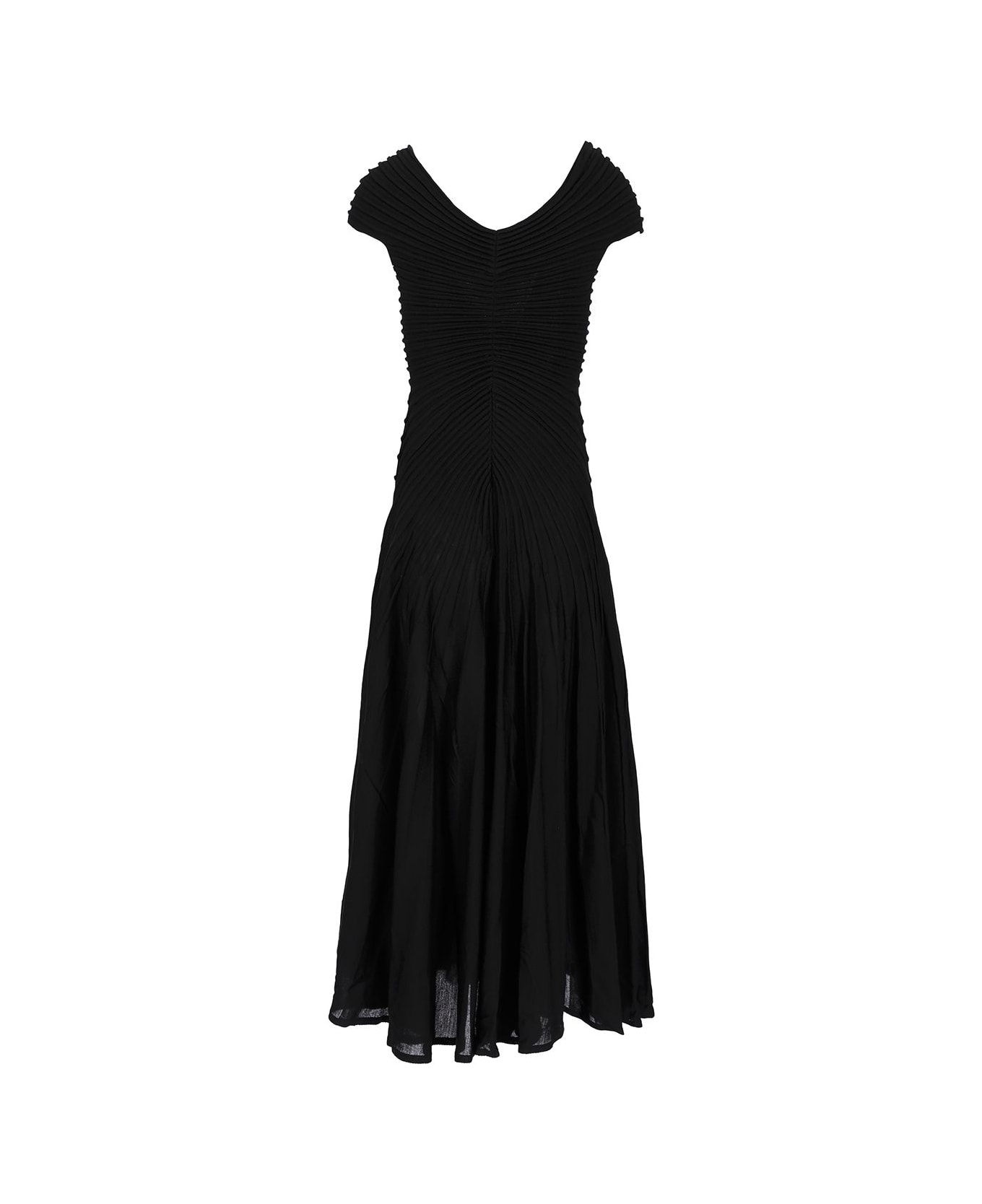 Alaia Midi Dress - Black