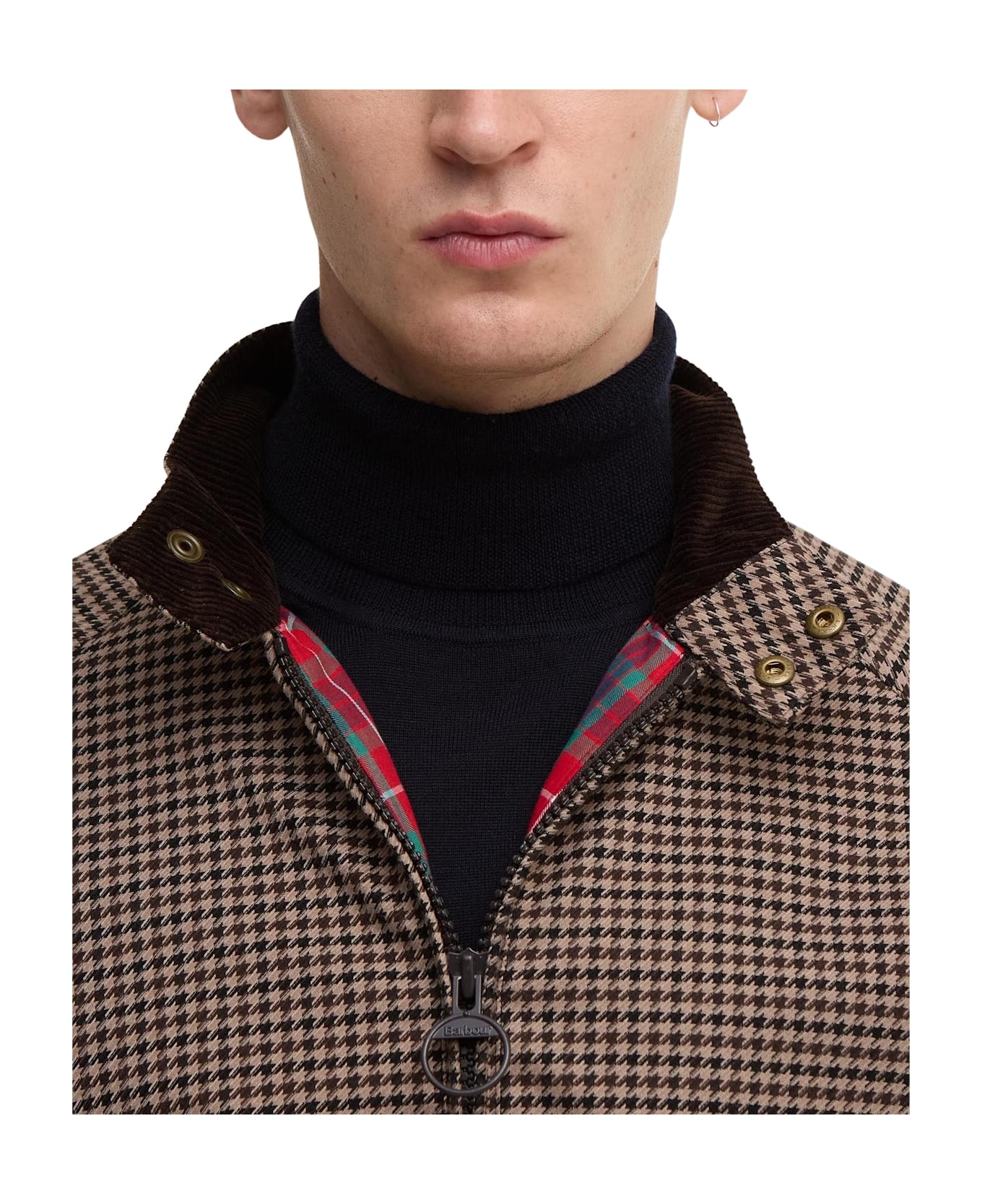 Baracuta Ba X Br Porton Showerproof - Brown Houndstooth