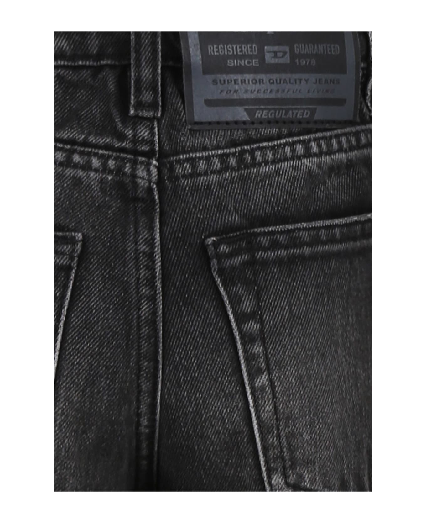Diesel Black Jeans For Girl - Black