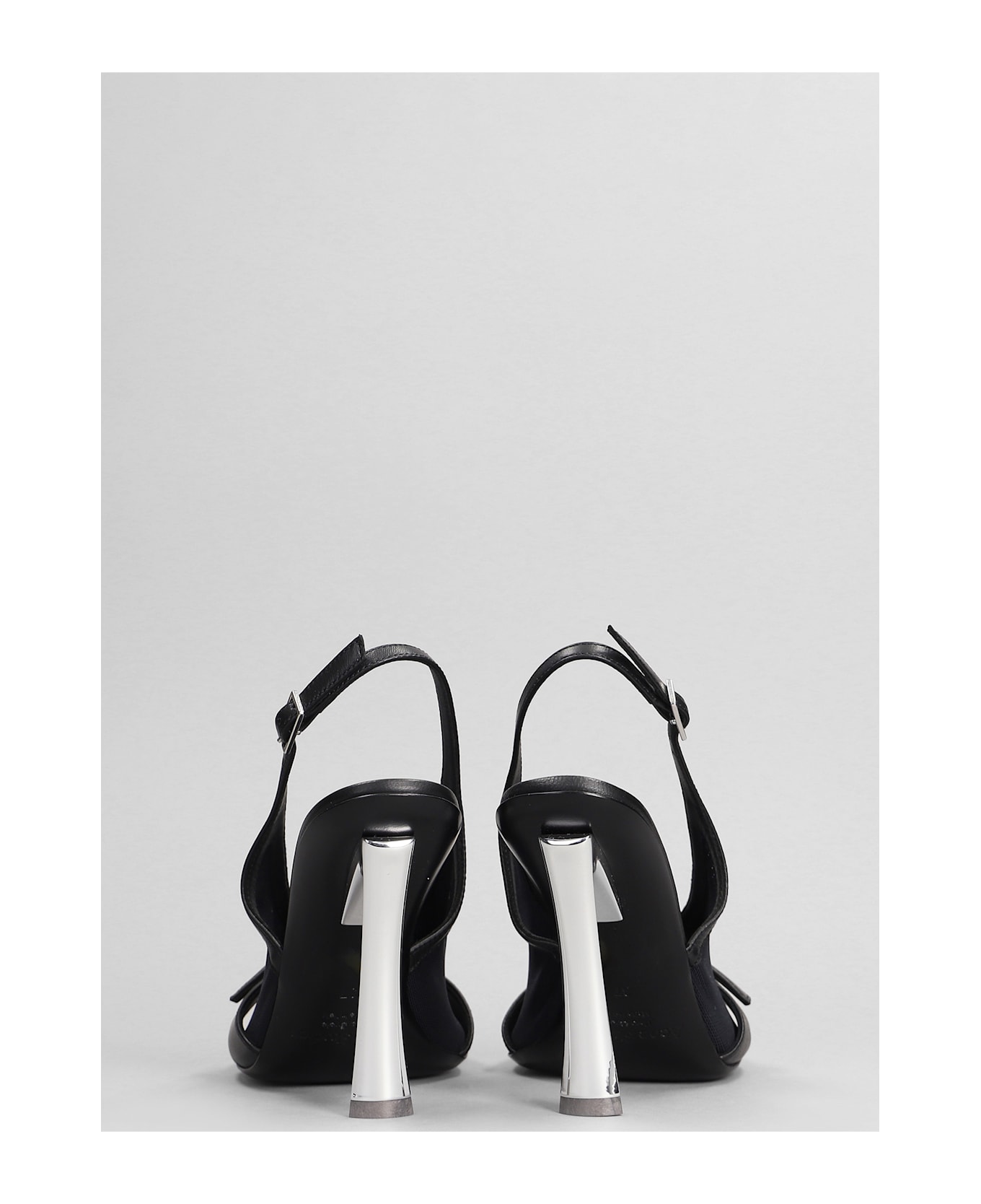 Acne Studios Pumps In Black Leather - black