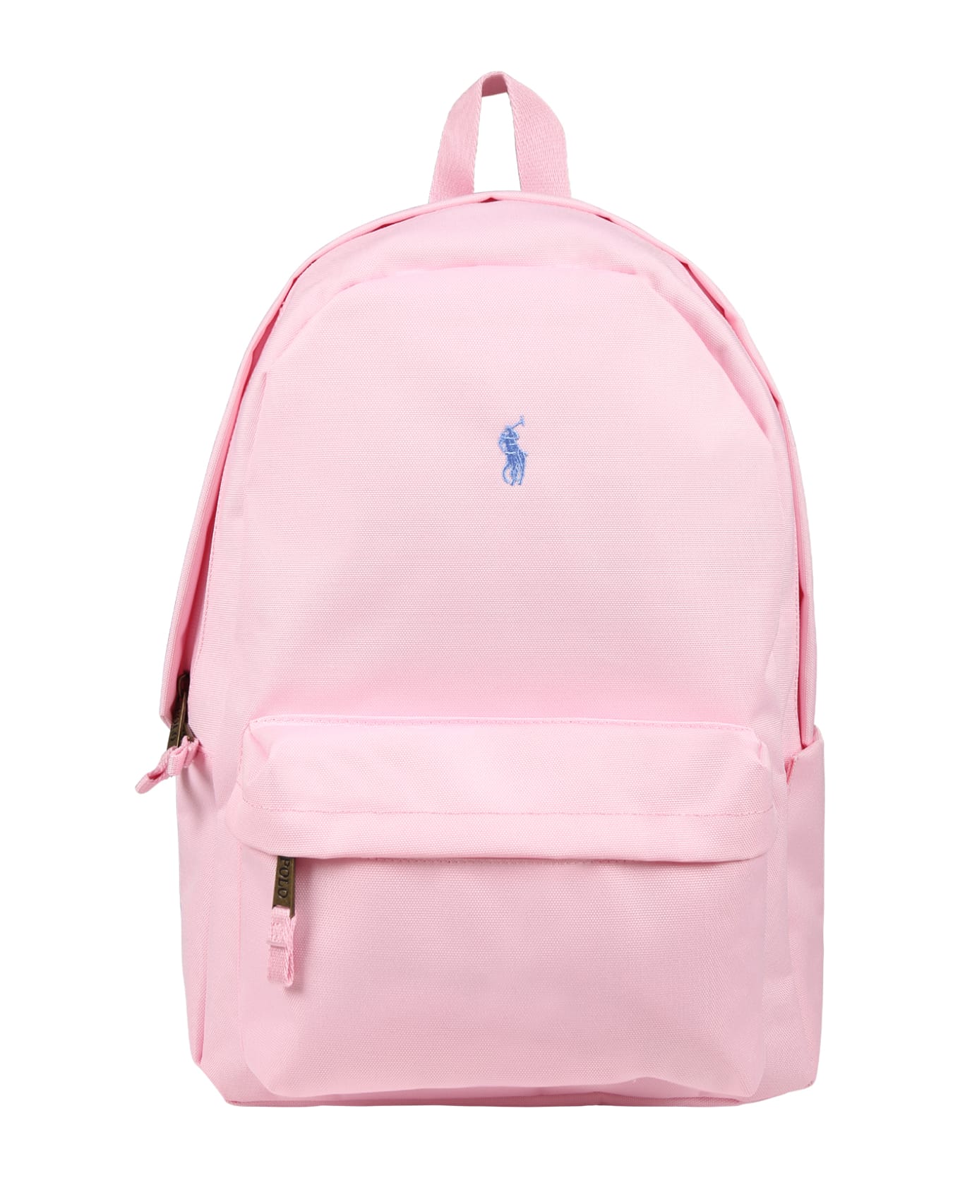 Ralph Lauren Pink Backpack For Kids - Pink
