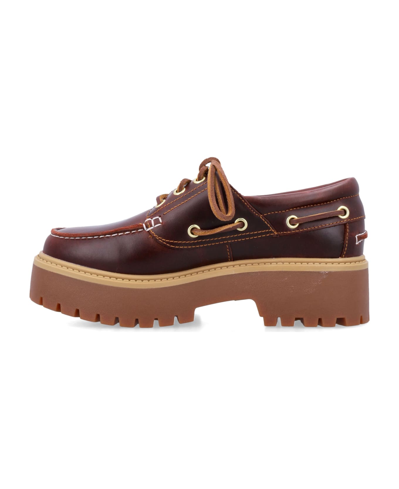 Timberland Stone Street Boat Shoes - BURGUNDY