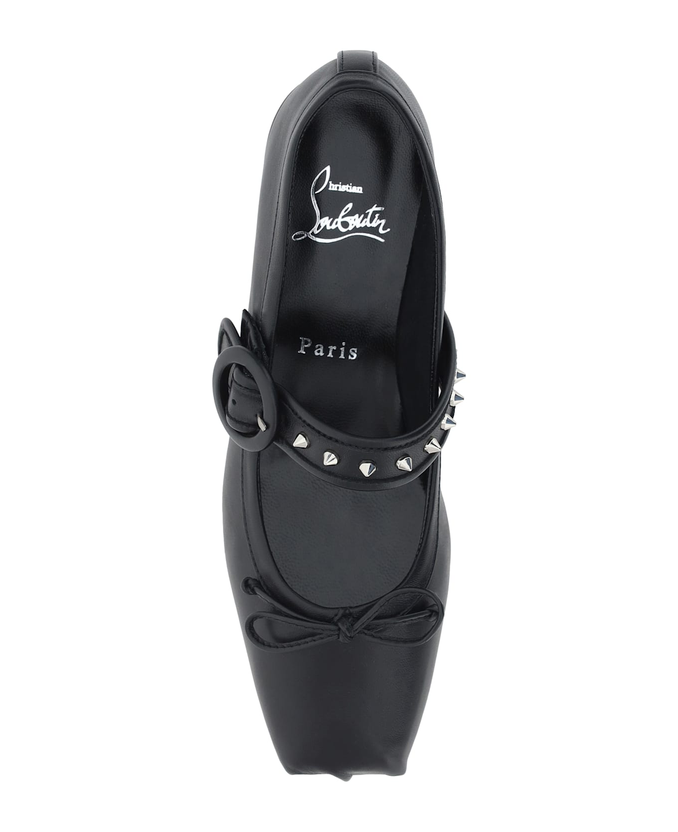 Christian Louboutin Mamastrapita Ballerinas - Black/lin Black フラットシューズ