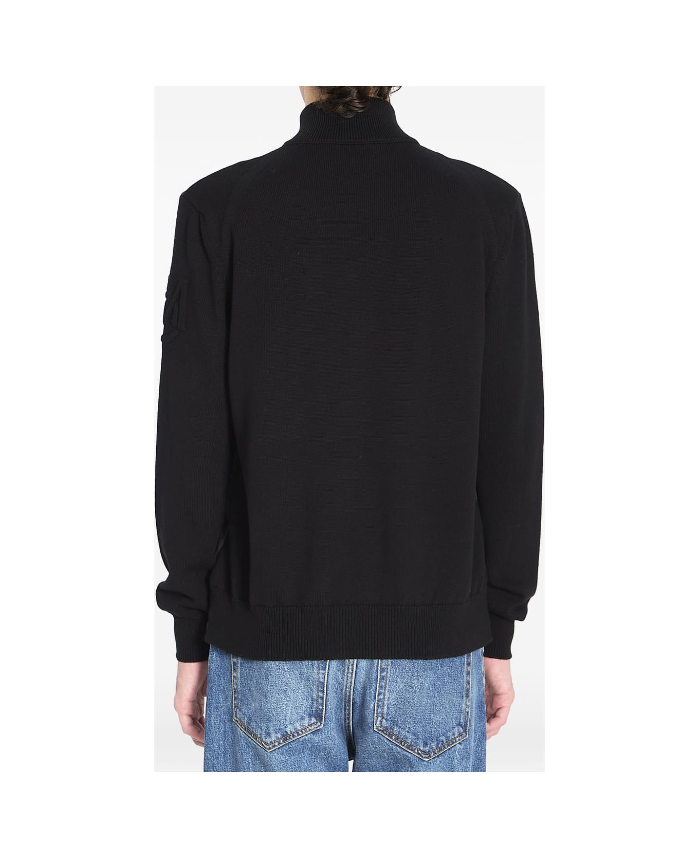 Moncler Padded Cardigan - Black