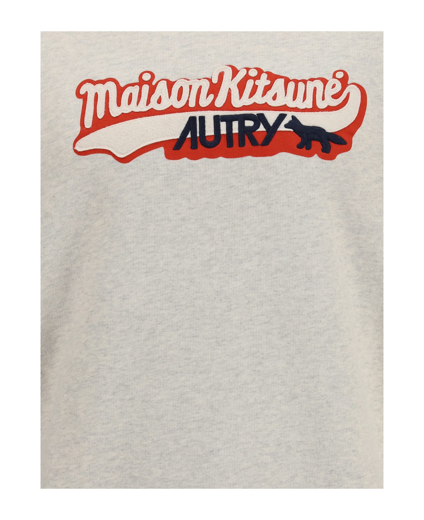 Autry Cotton Sweatshirt Autry X Maison Kitsuné