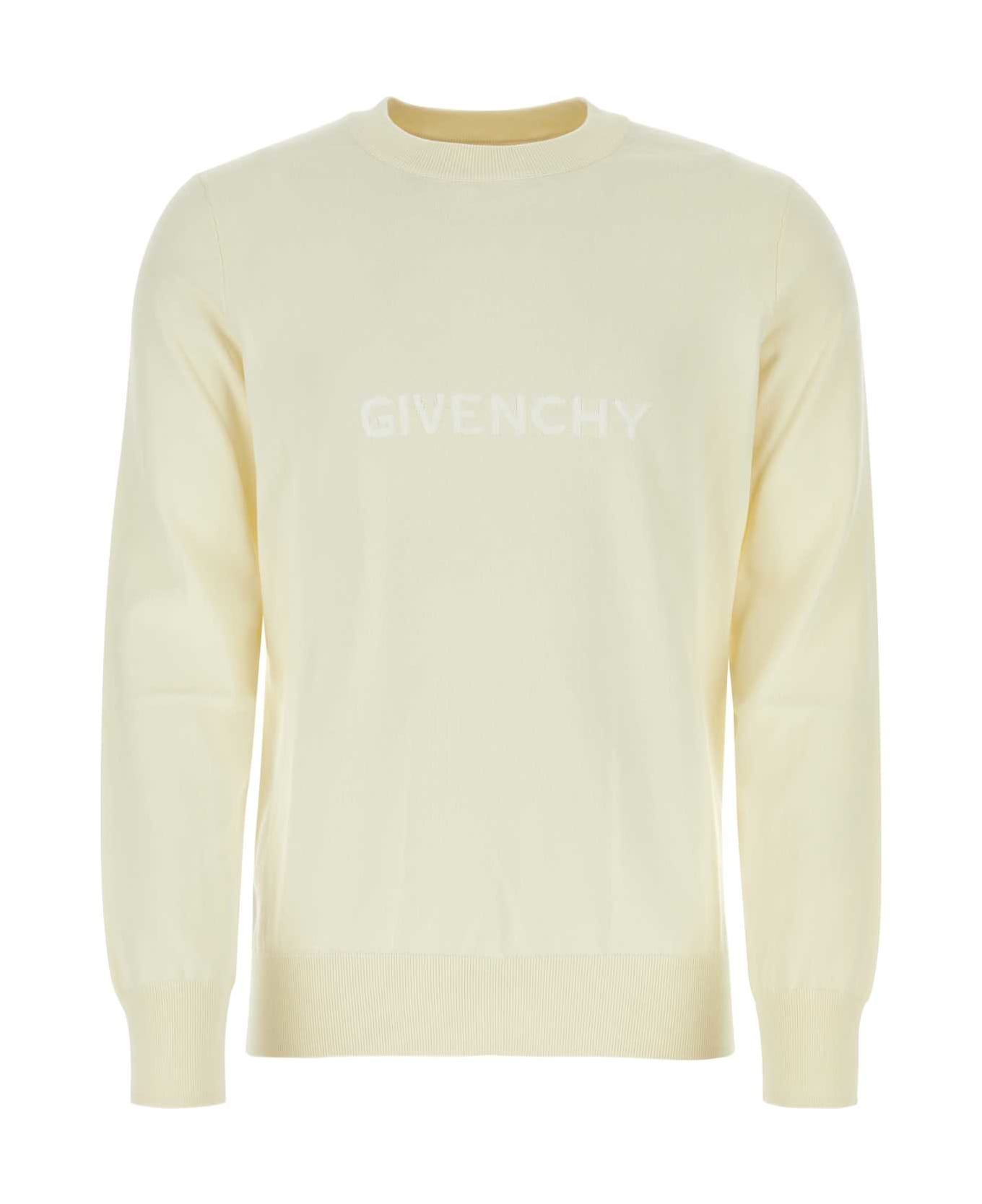 【送料&関税込】Givenchy Ivory Cotton Sweater Givenchy Ivory Cotton Sweater | italist