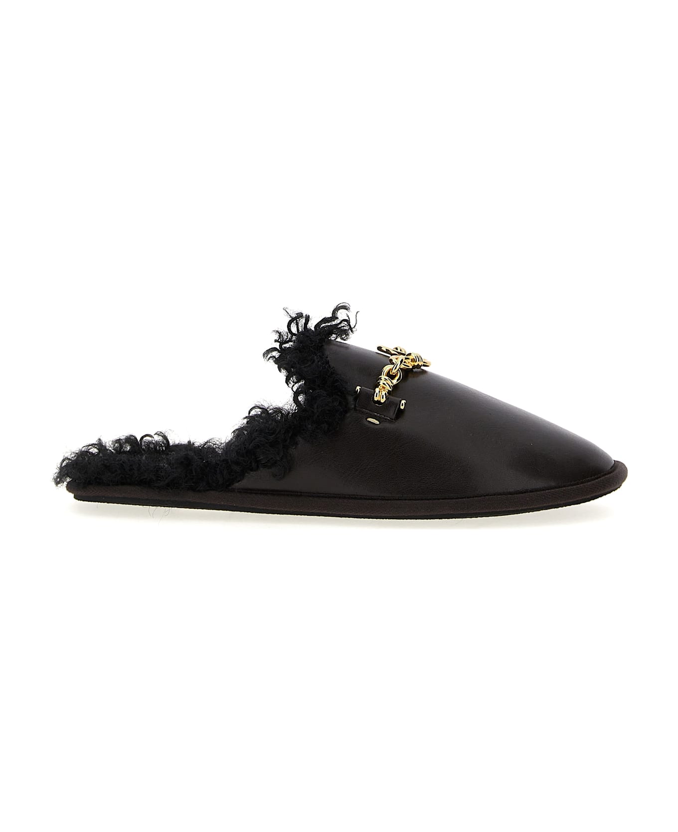 Stella McCartney 'backless Ryder' Sabots - Brown フラットシューズ