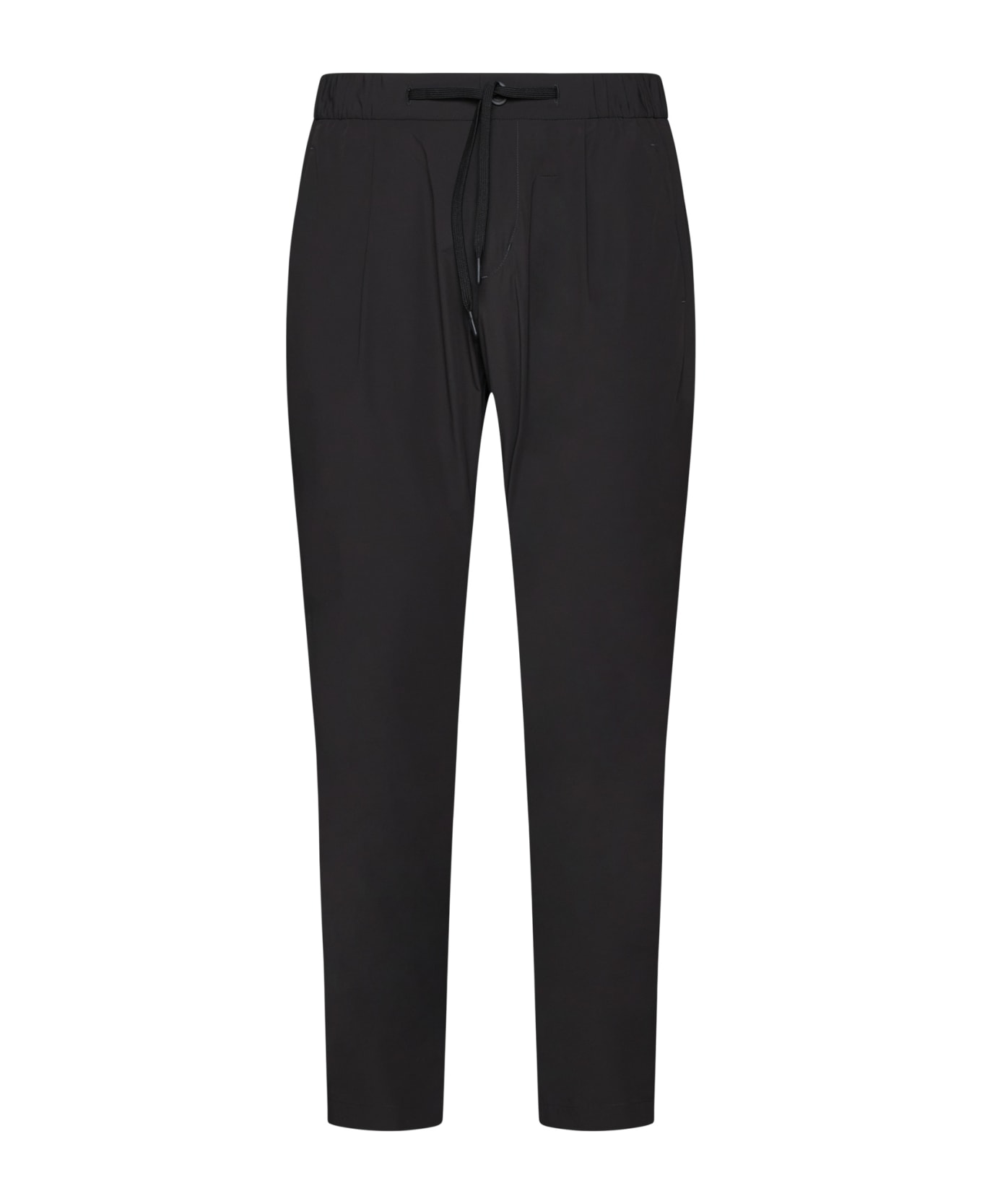 Herno Drawstring Cropped Trousers - Lavagna