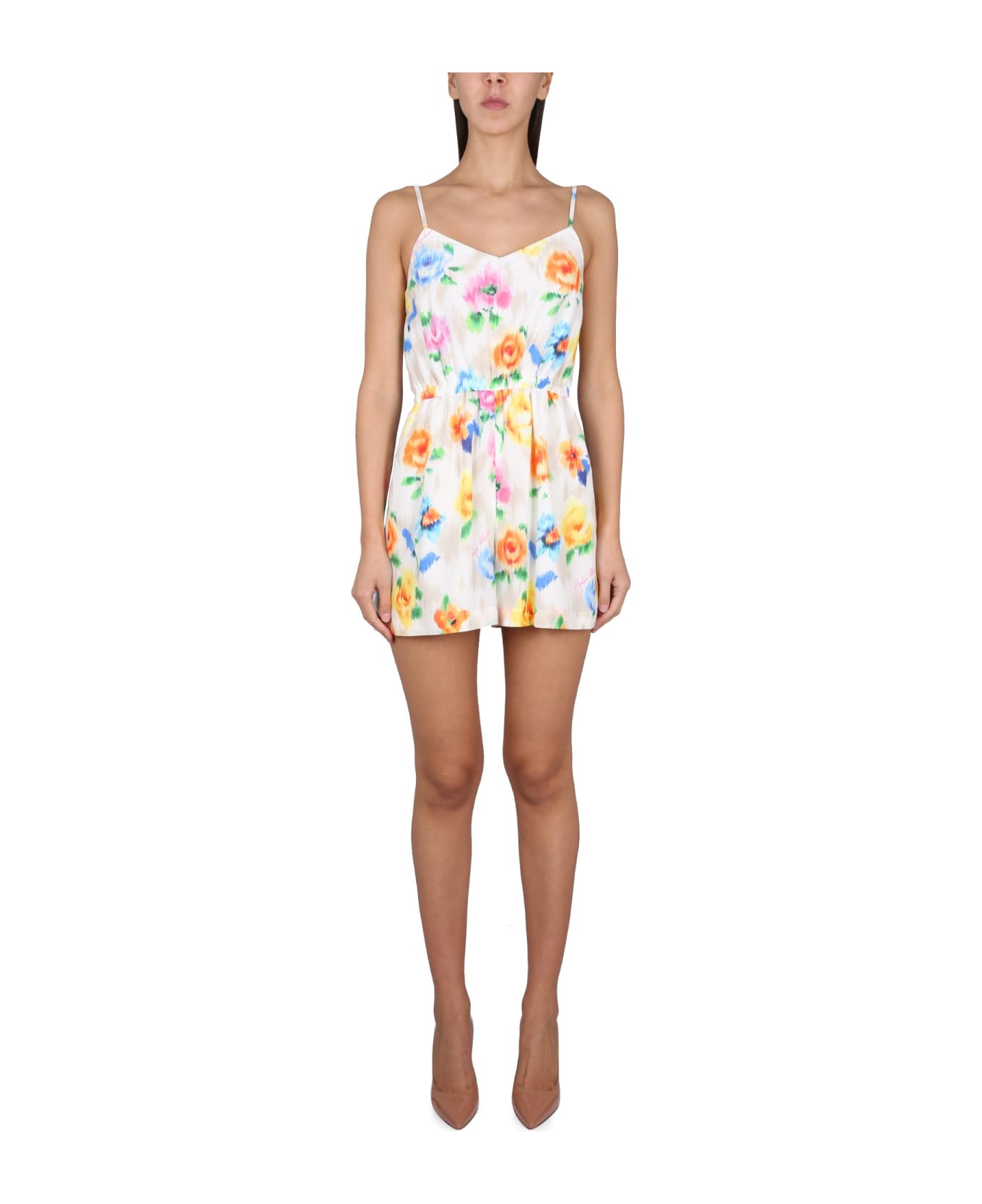Boutique Moschino Flower Chine' Jumpsuit - MULTICOLOR