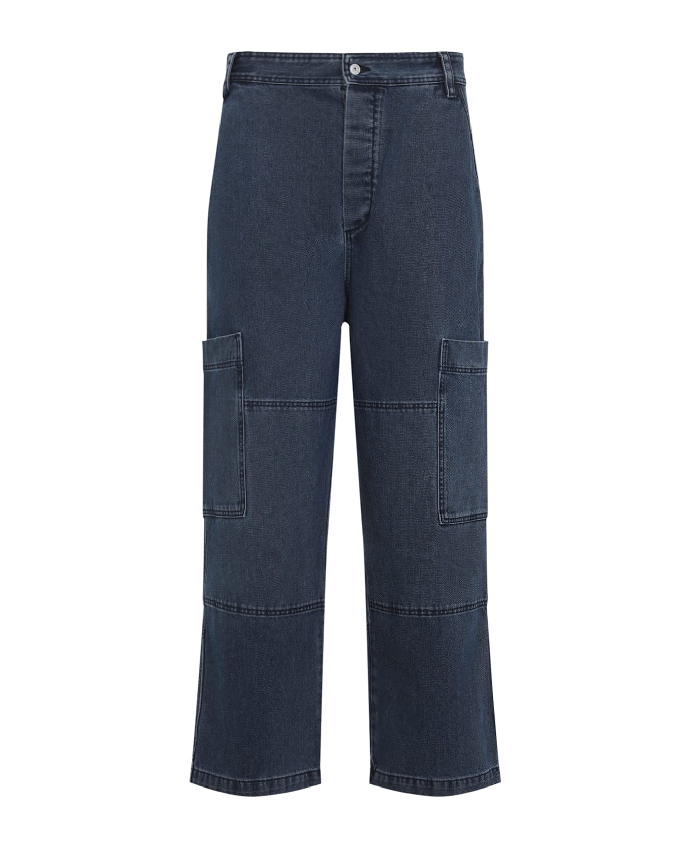 Jacquemus Le Cargo De-nimes Carre Jeans - Navy