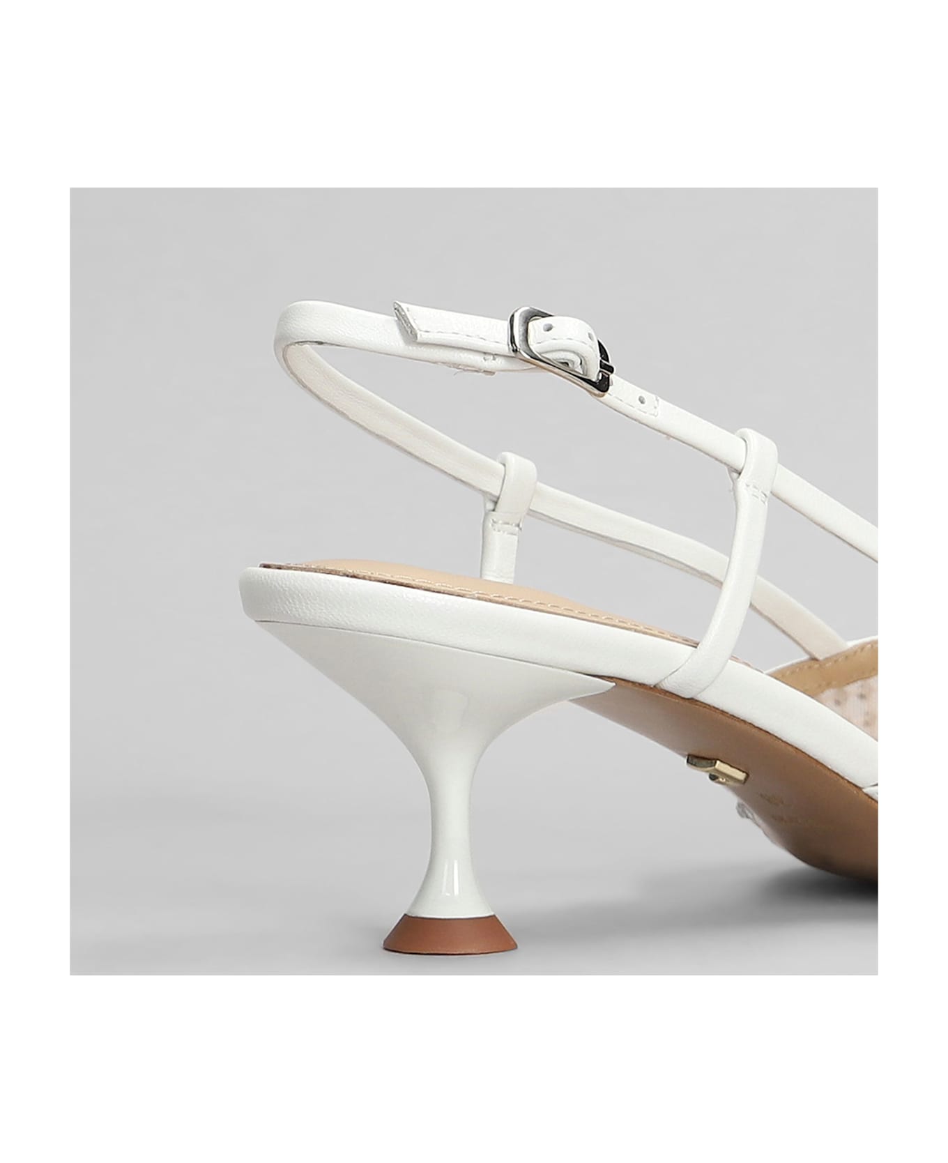 Lola Cruz Carmen Pump 55 Pumps In White Leather - white
