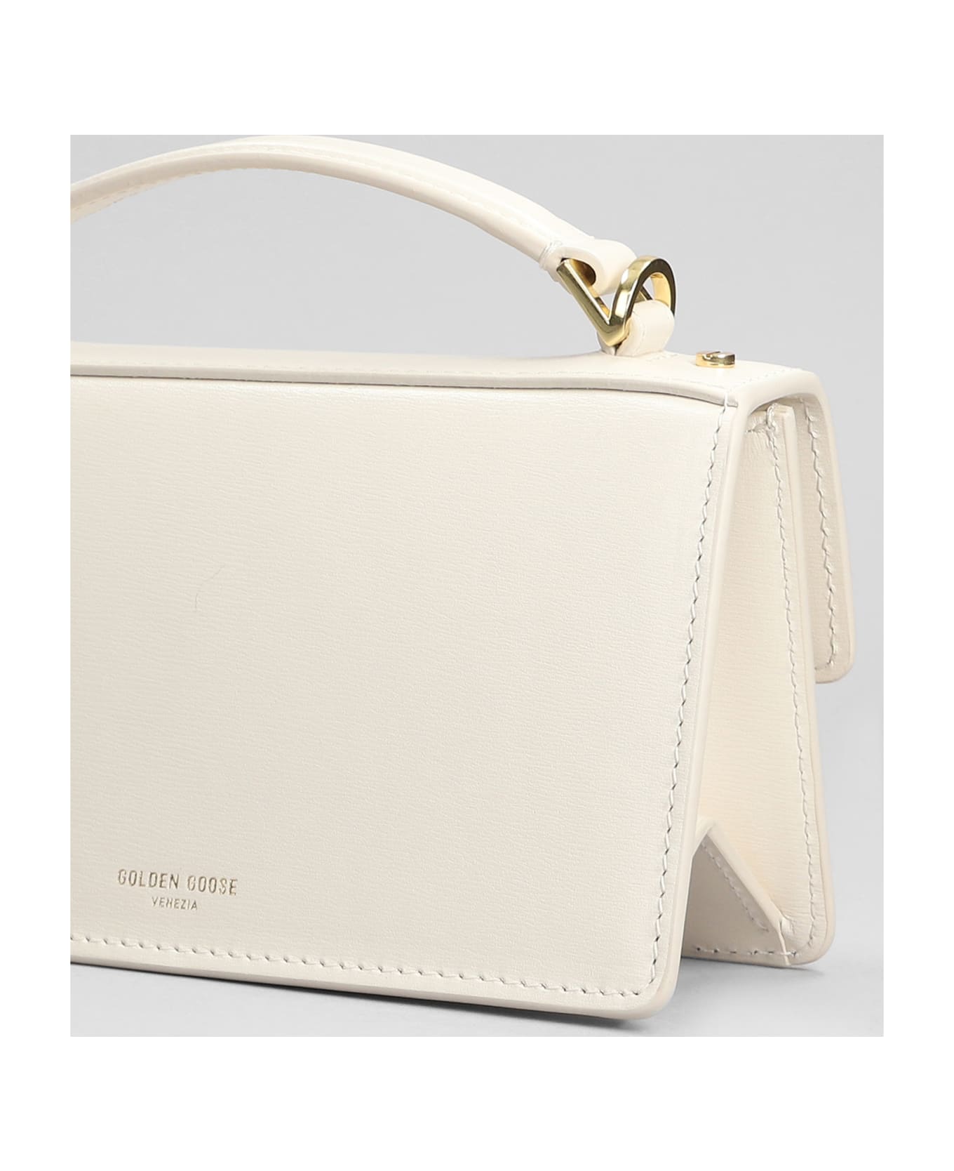 Golden Goose Venezia Leather Mini Crossbody Bag - beige