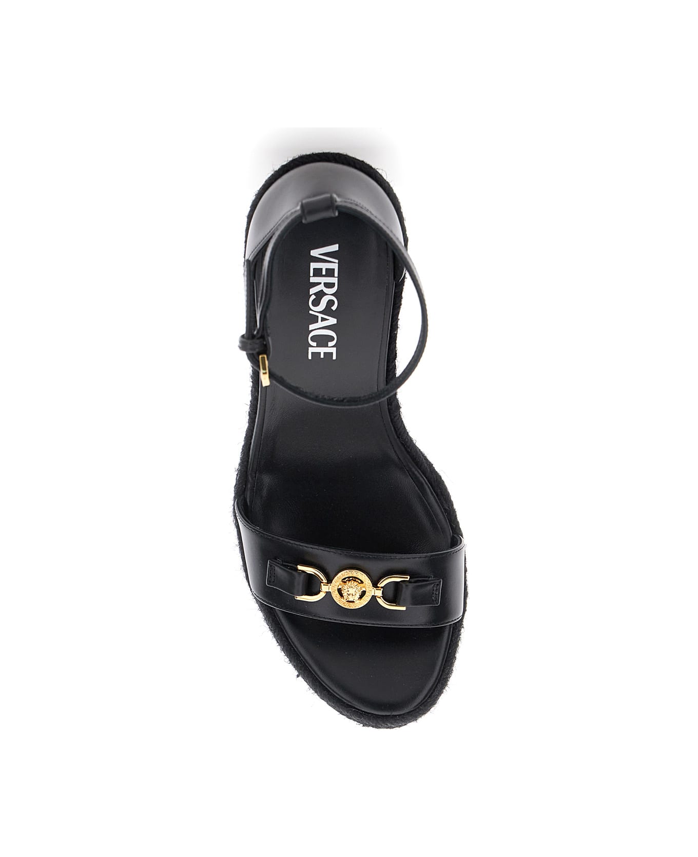 Versace Black Wedges - Black