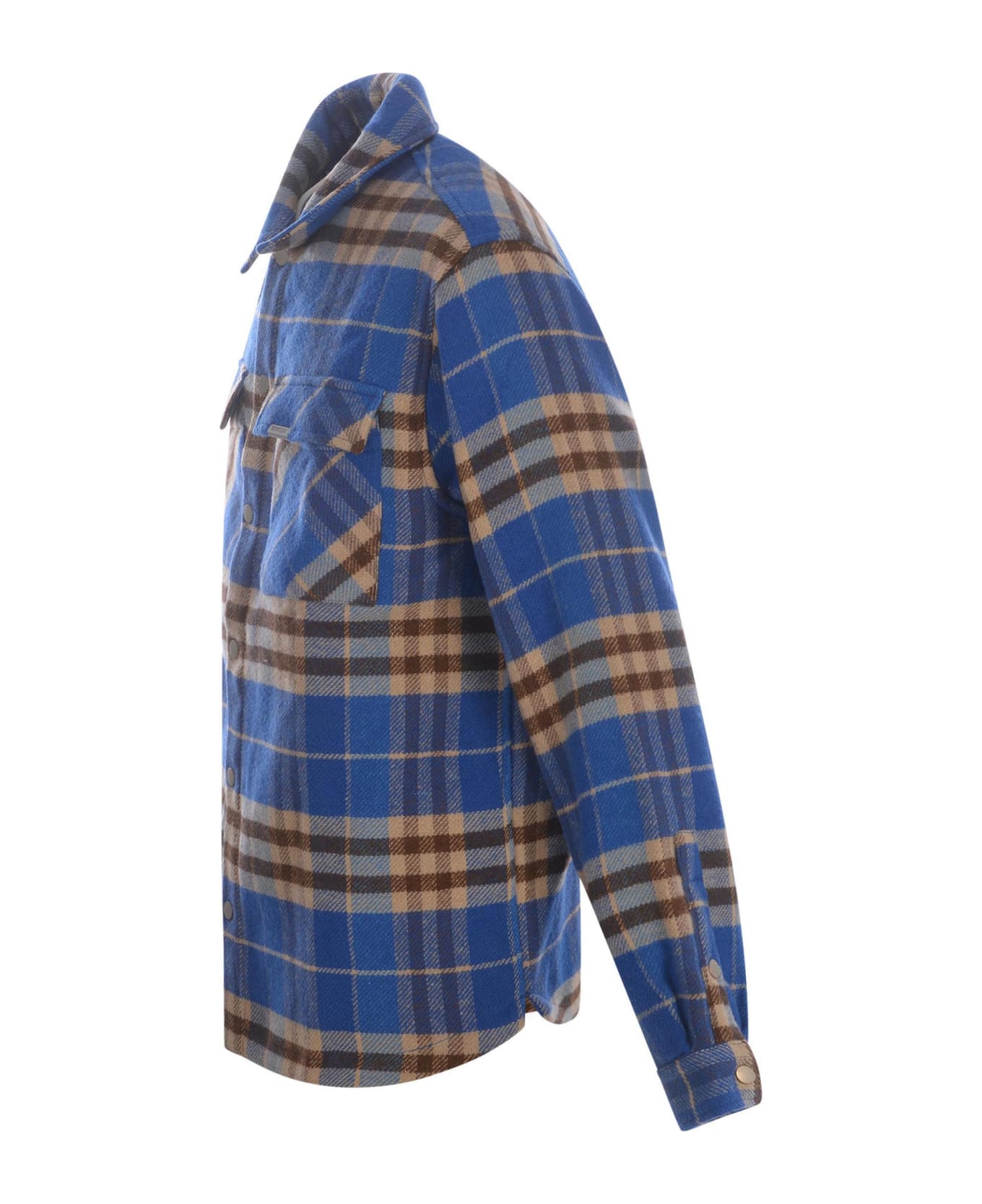 REPRESENT Shirt Represent In Flannel - Cobalto