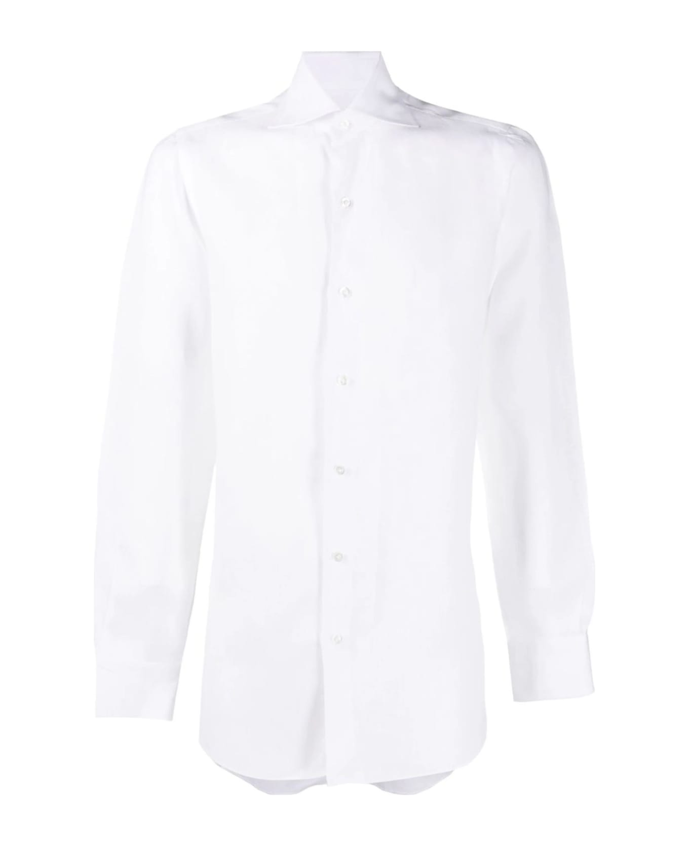 Finamore White Linen Shirt - White シャツ
