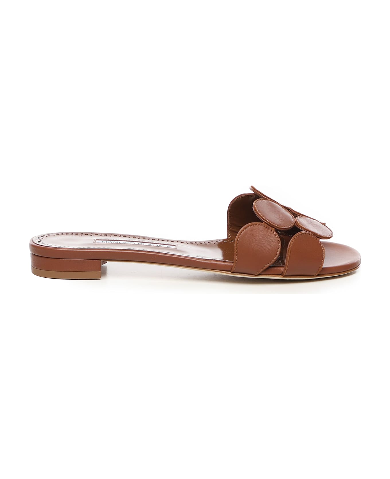 Manolo Blahnik Haribalmufalt Sandals - Brown