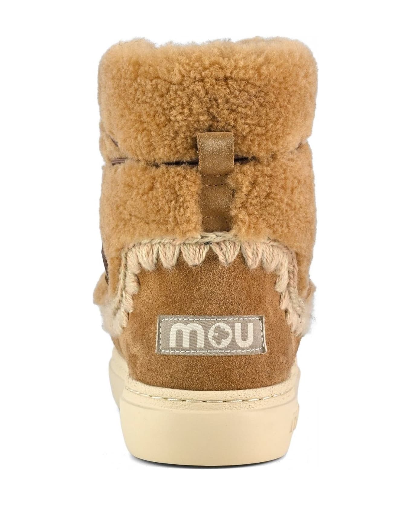Mou Cognac Eskimo Sneaker Bold Scoubidoo Lace - Brown
