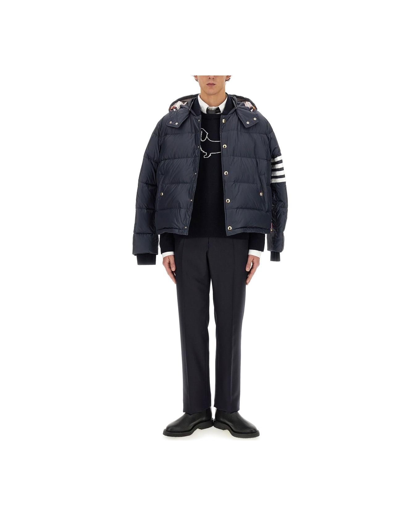 Thom Browne Jersey 'hector' - BLUE