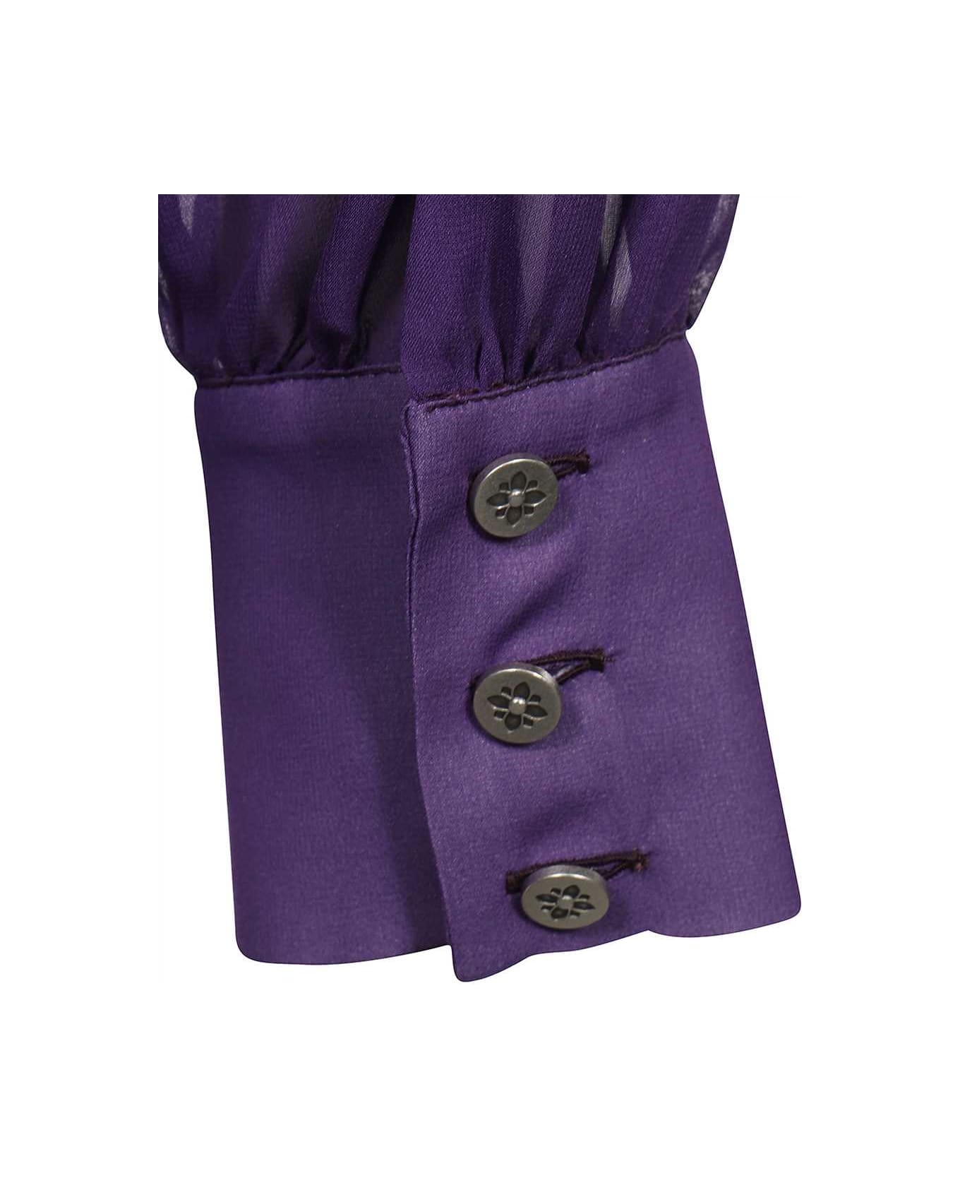 John Richmond Long-sleeved Shirt - purple