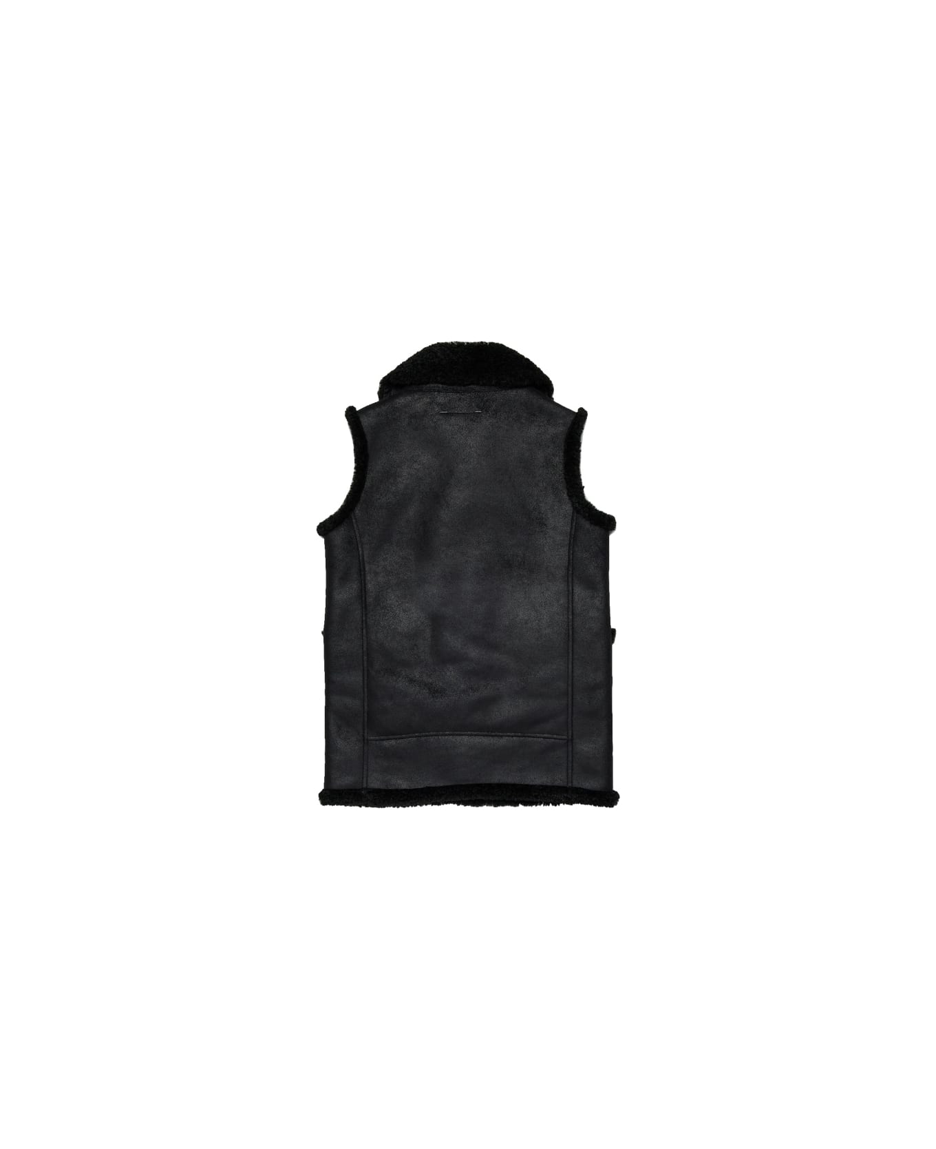 MM6 Maison Margiela Jacket With Logo - BLACK