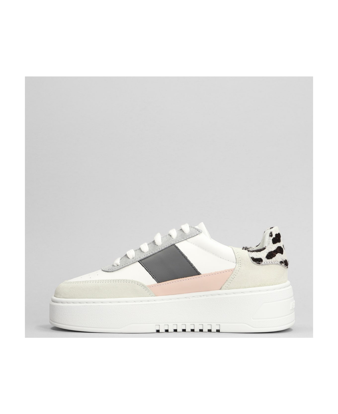 Axel Arigato Orbit Sneakers In White Suede And Leather - white
