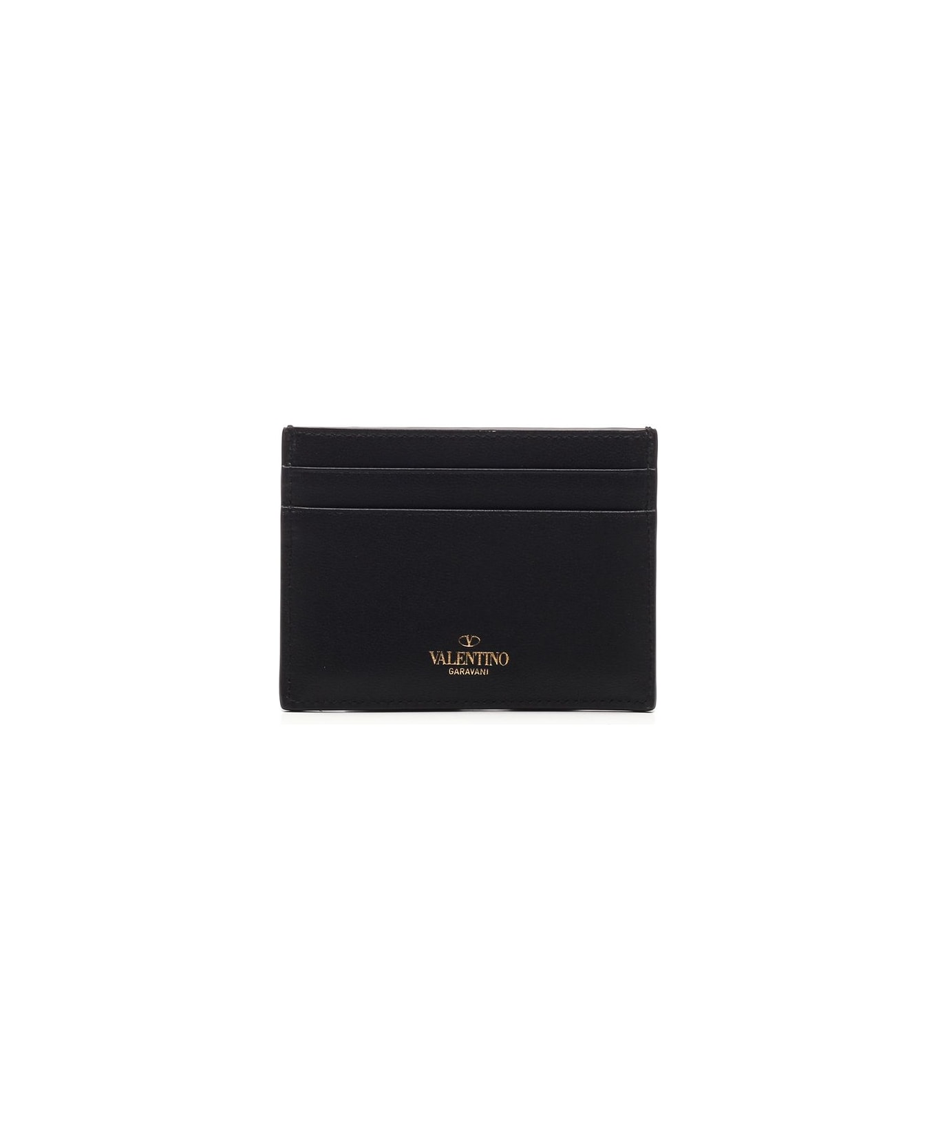 Valentino Garavani Rockstud Card Holder - Nero