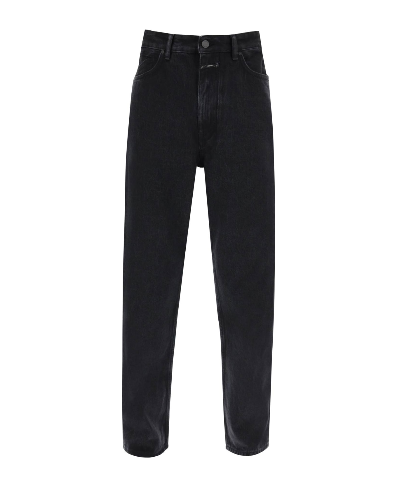 Closed Regular Fit Jeans With Tapered Leg - BLACK BLACK (Black) デニム