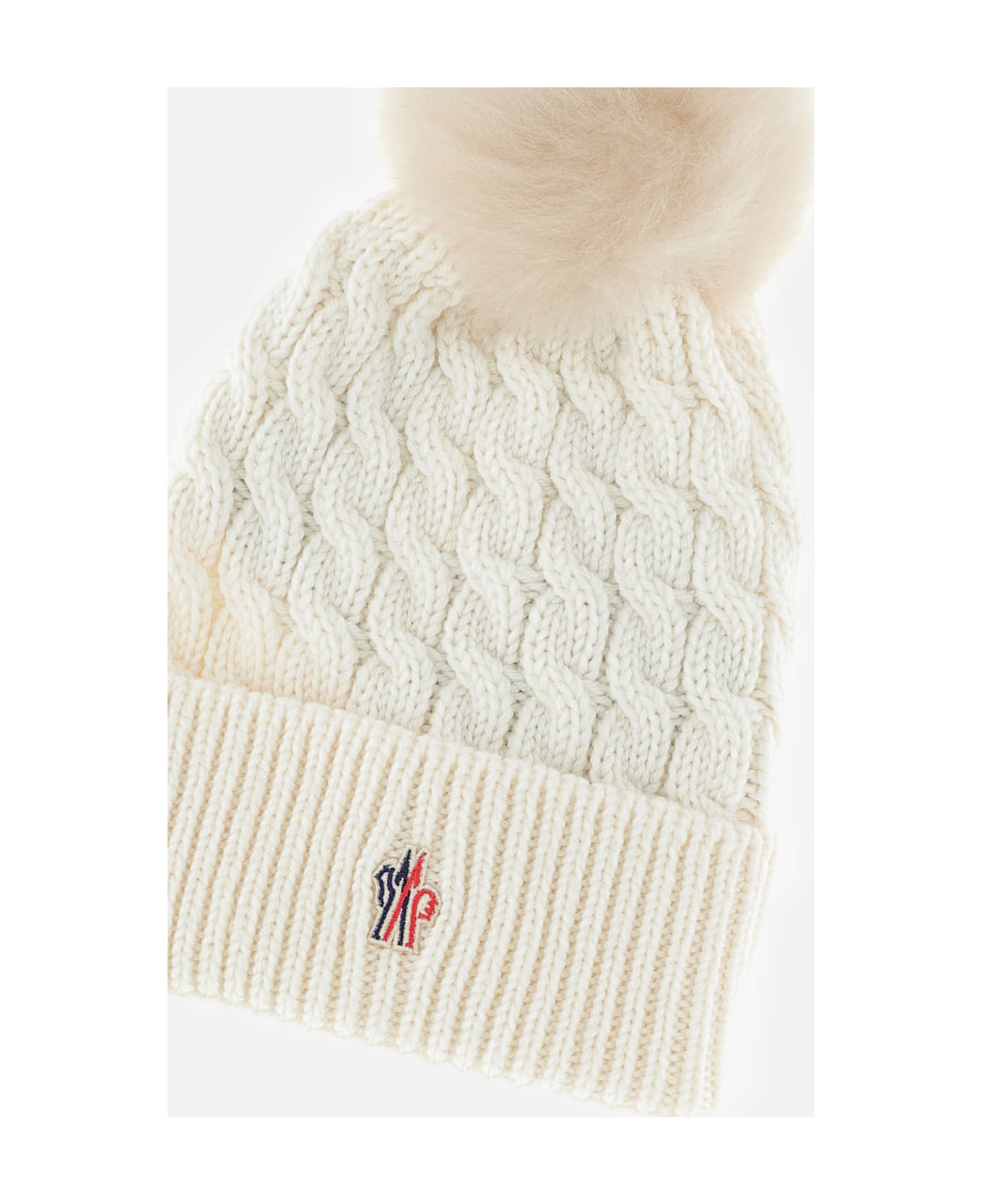 Moncler Grenoble Wool Hat - WHITE