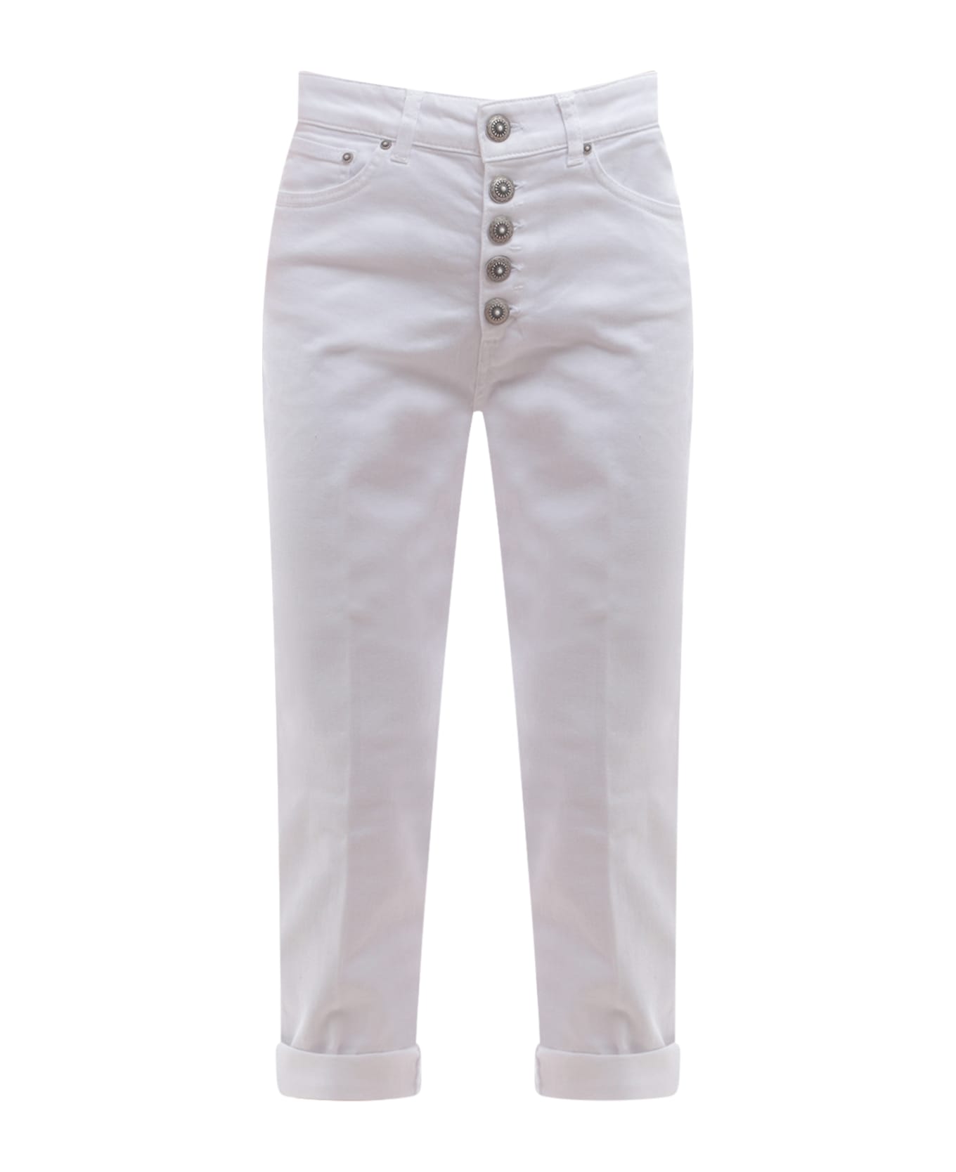 Dondup Cropped Fitted Trousers - 000