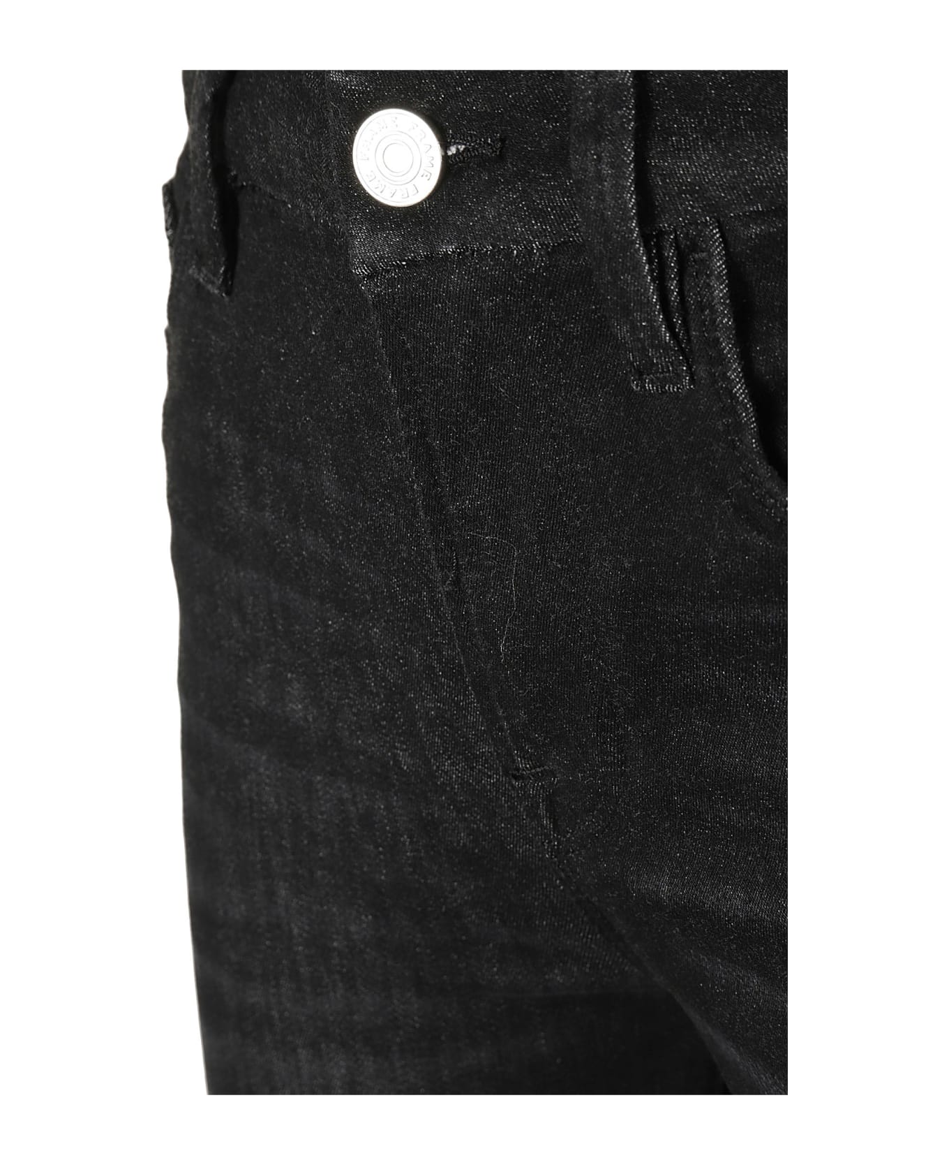 Frame Le Crop Mini Boot Jeans - Nero