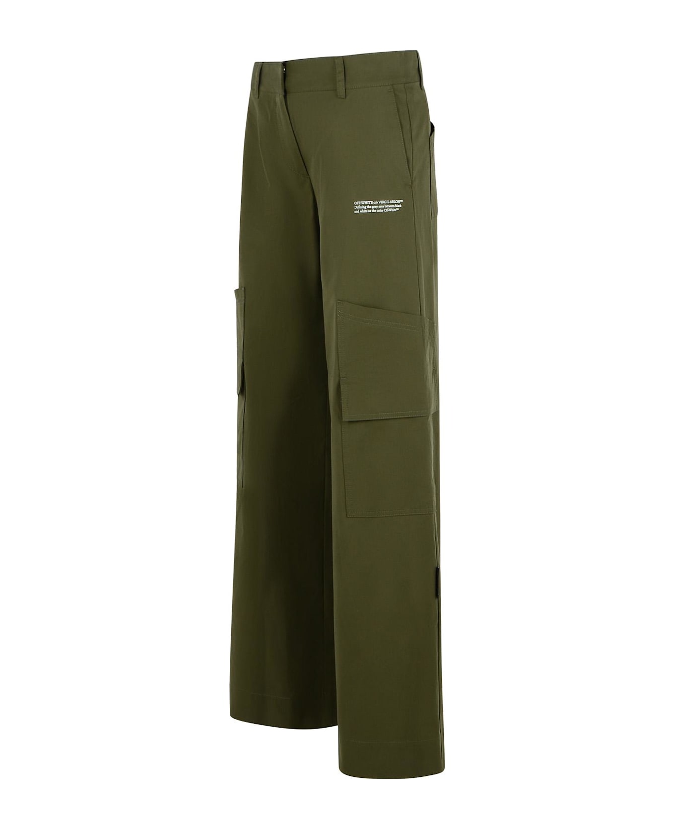 Off-White 
toybox
 Green Cotton Pants - Green