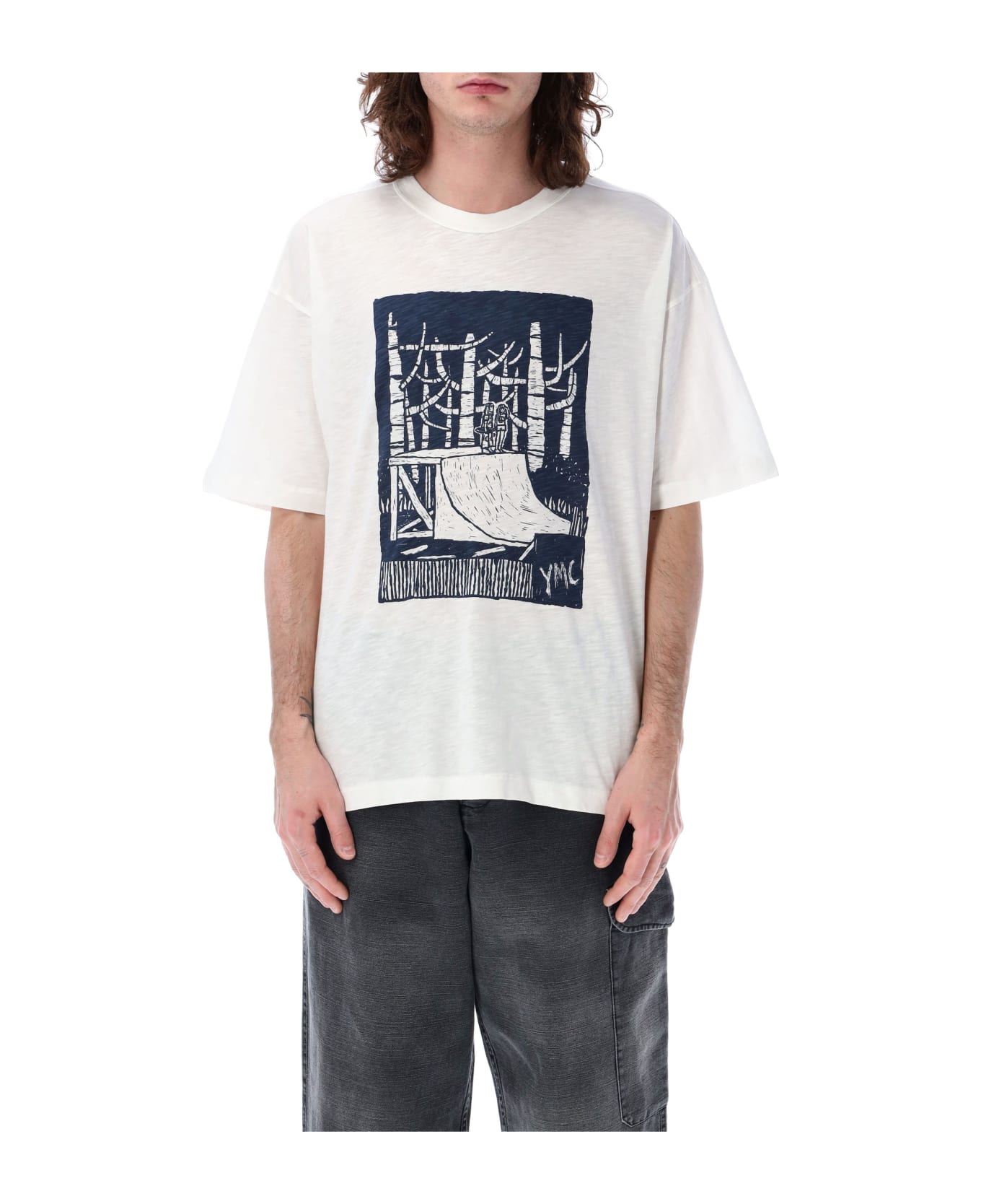 YMC Its Out There T-shirt - WHITE