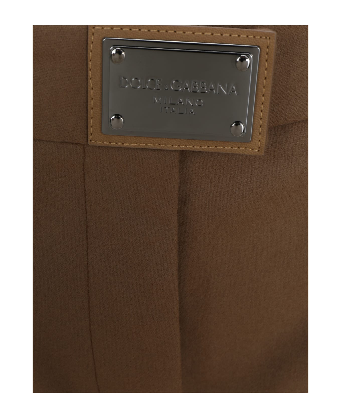 Dolce & Gabbana Straight Pants - Brown