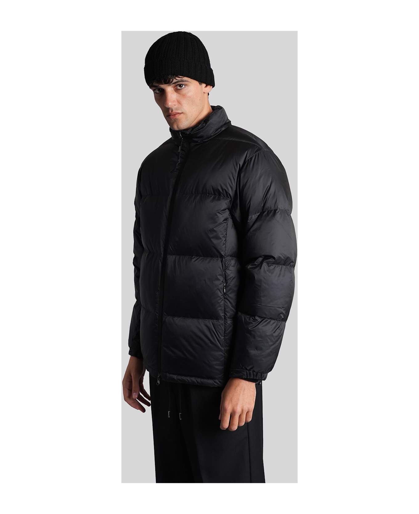 Aspesi Noguchi Puffer In Black Polyester - black