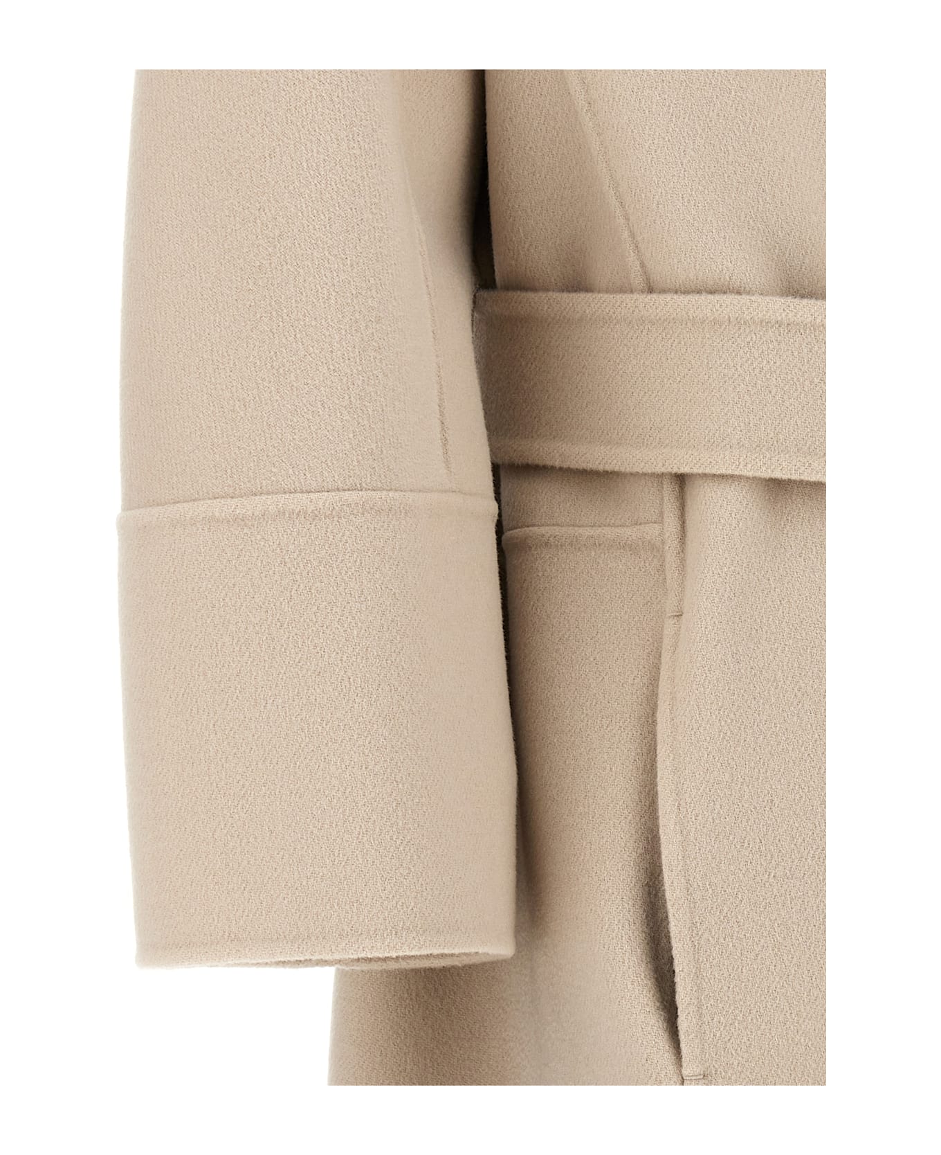 'S Max Mara 'arona' Coat - Beige